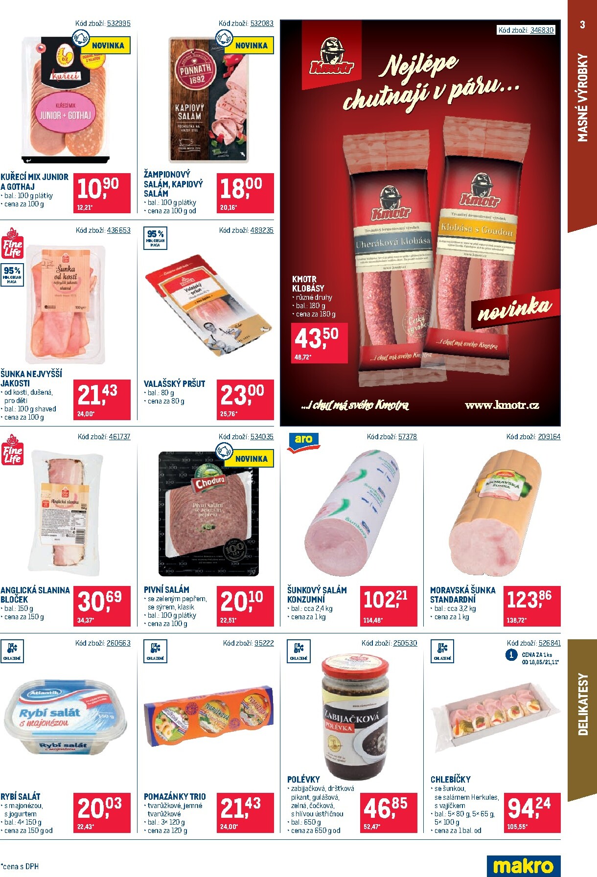 makro - Aktuální Makro - Maloobchod - Distribuce leták platný od úterý 11.08.2026 do pondělí 24.08.2026 - page: 3