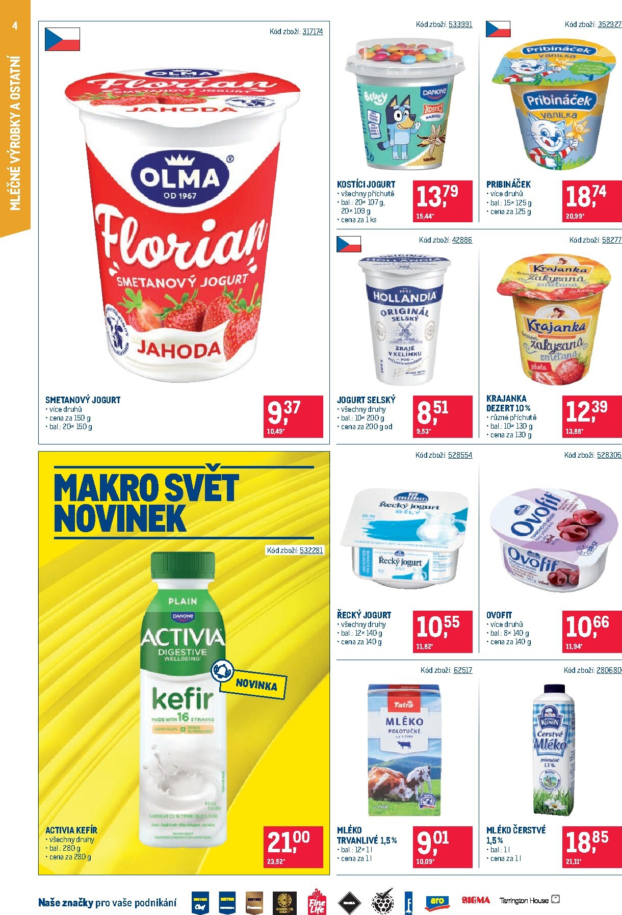 makro - Aktuální Makro - Maloobchod - Distribuce leták platný od úterý 11.08.2026 do pondělí 24.08.2026 - page: 4