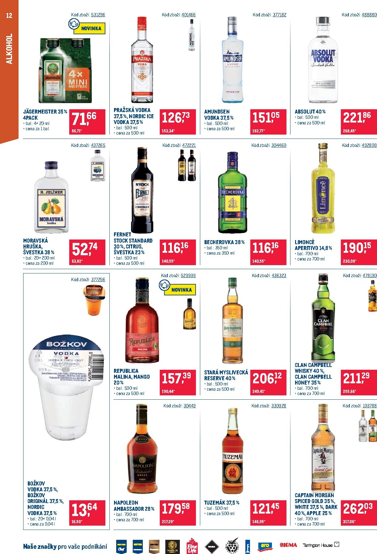 makro - Aktuální Makro - Maloobchod - Distribuce leták platný od úterý 11.08.2026 do pondělí 24.08.2026 - page: 12
