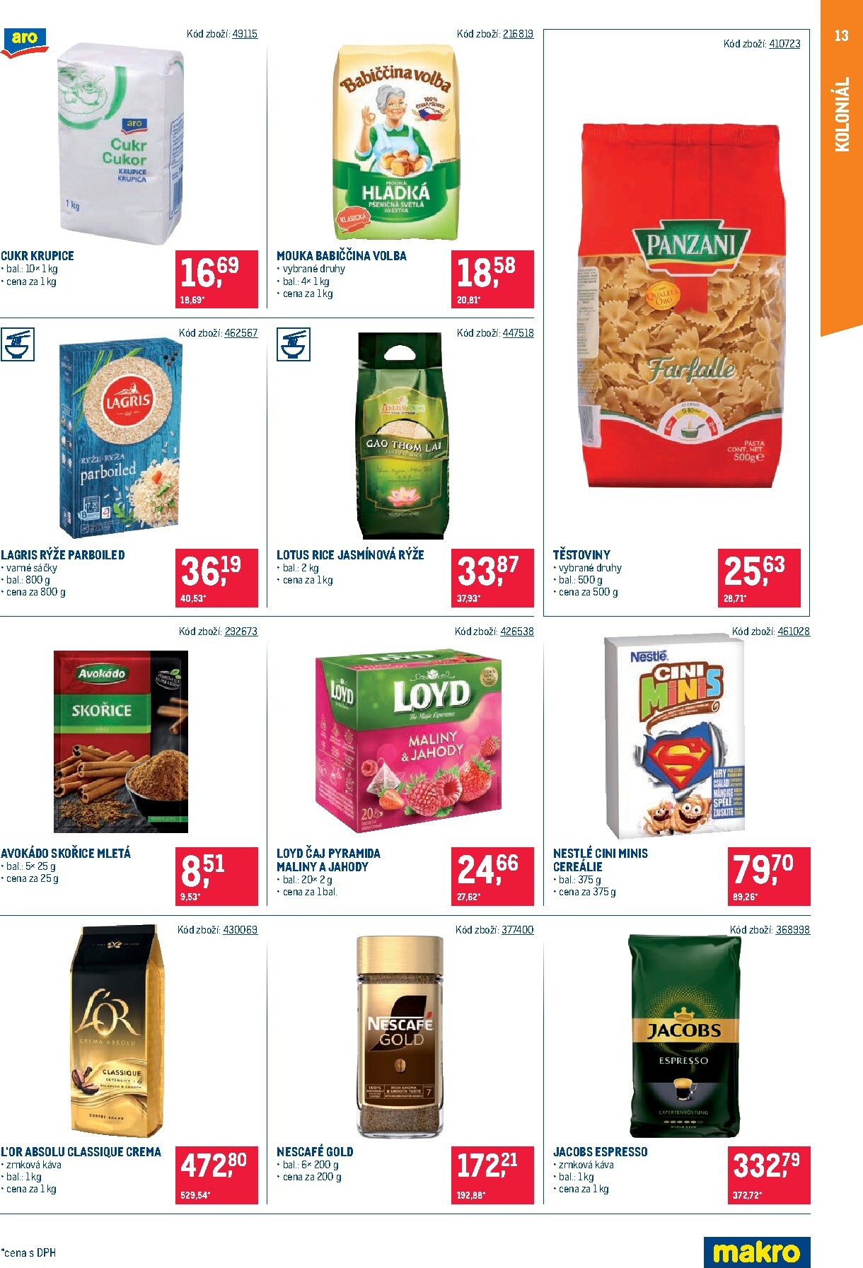makro - Aktuální Makro - Maloobchod - Distribuce leták platný od úterý 11.08.2026 do pondělí 24.08.2026 - page: 13