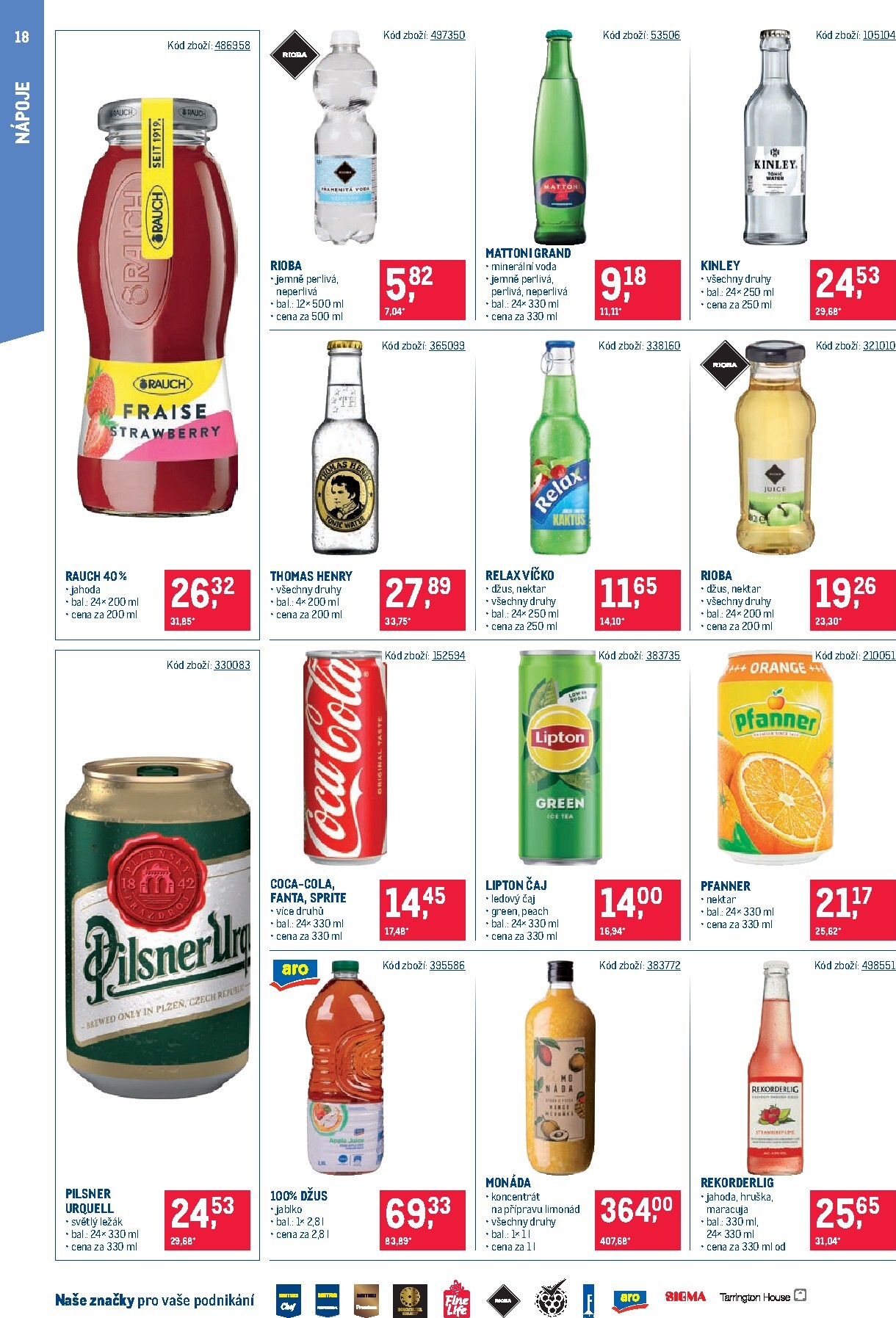 makro - Aktuální Makro - Gastronomie - Distribuce leták platný od úterý 11.08.2026 do pondělí 24.08.2026 - page: 18