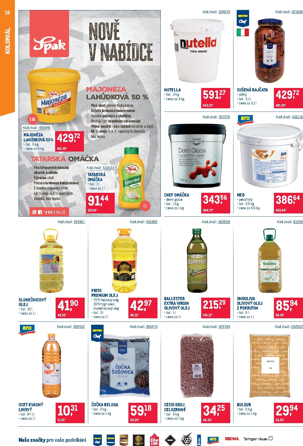 makro - Aktuální Makro - Gastronomie - Distribuce leták platný od úterý 11.08.2026 do pondělí 24.08.2026 - page: 16