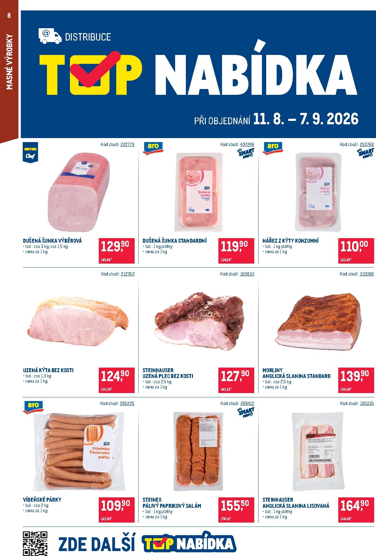 makro - Aktuální Makro - Gastronomie - Distribuce leták platný od úterý 11.08.2026 do pondělí 24.08.2026 - page: 8