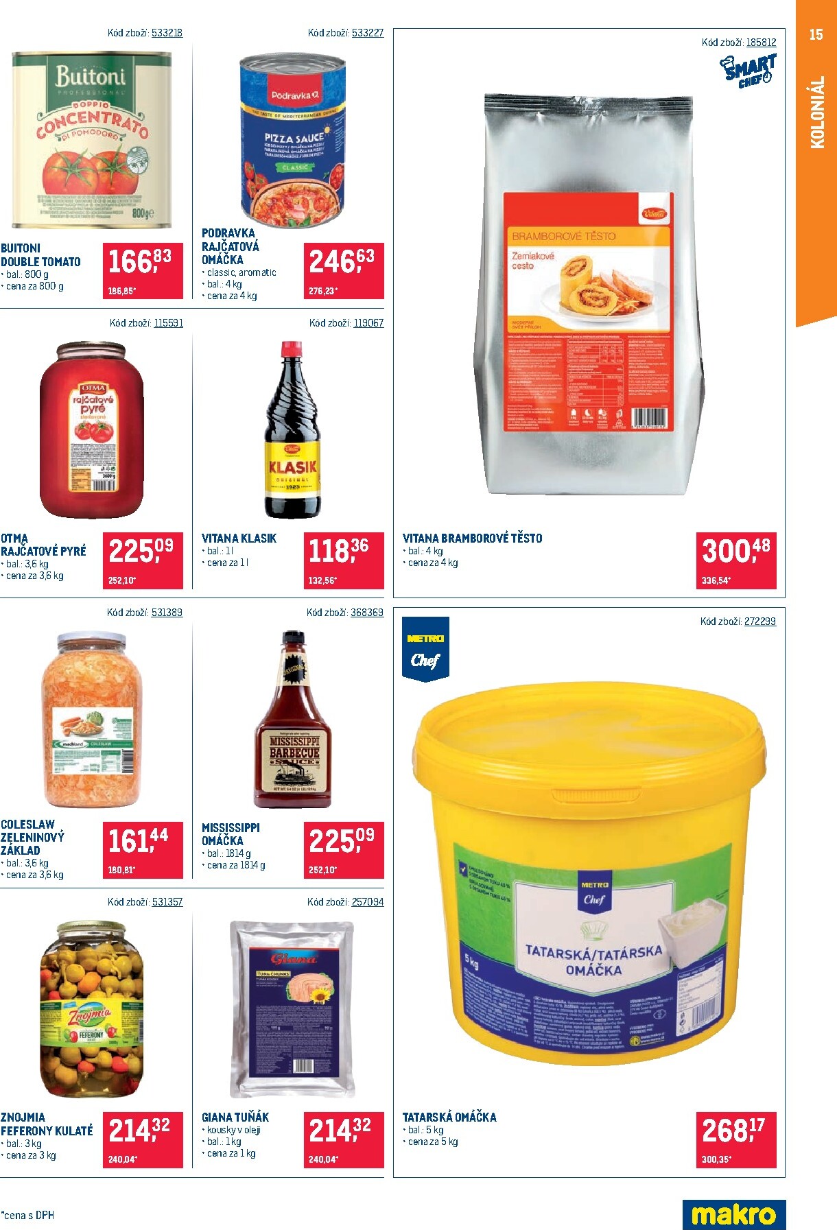 makro - Aktuální Makro - Gastronomie - Distribuce leták platný od úterý 11.08.2026 do pondělí 24.08.2026 - page: 15