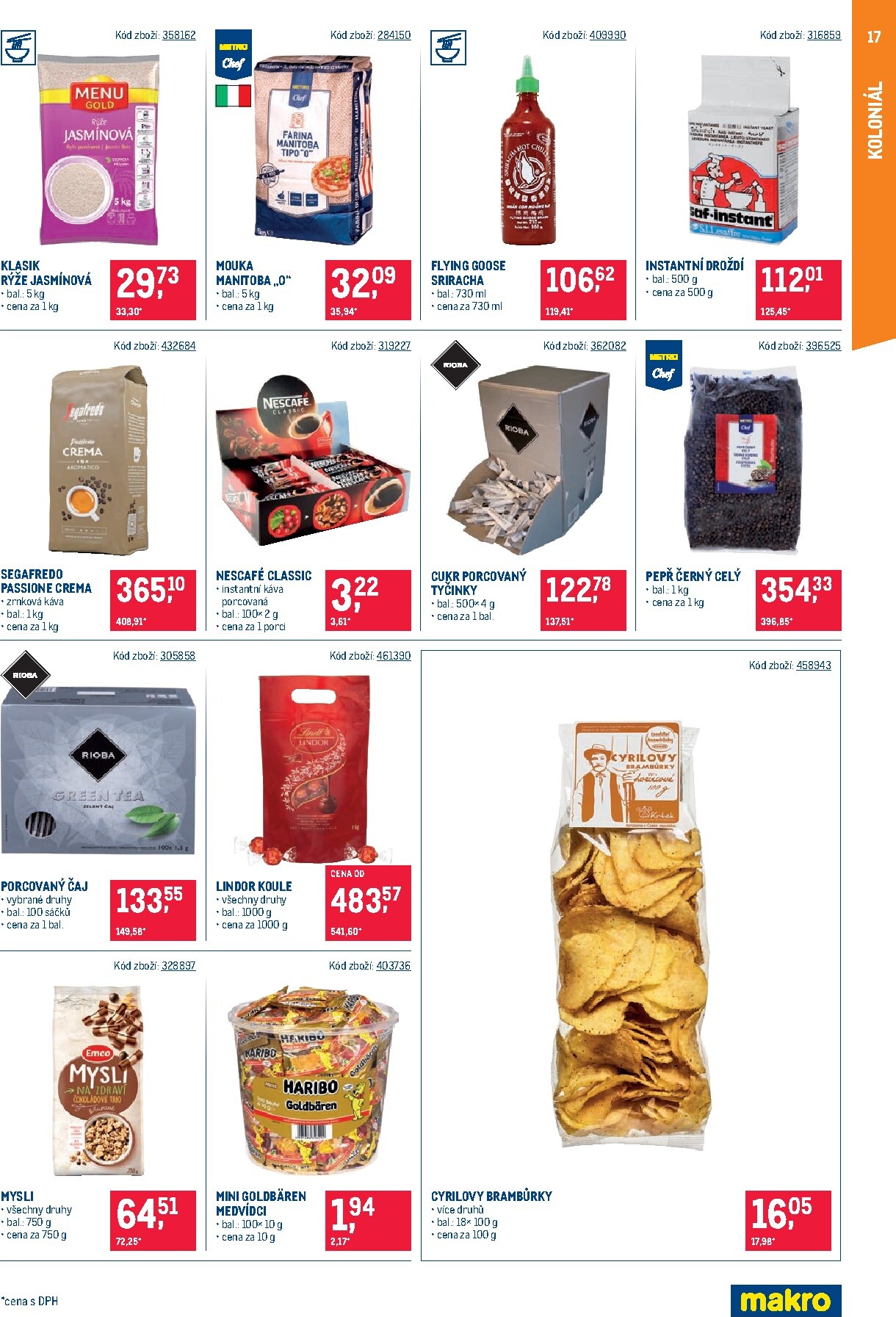 makro - Aktuální Makro - Gastronomie - Distribuce leták platný od úterý 11.08.2026 do pondělí 24.08.2026 - page: 17