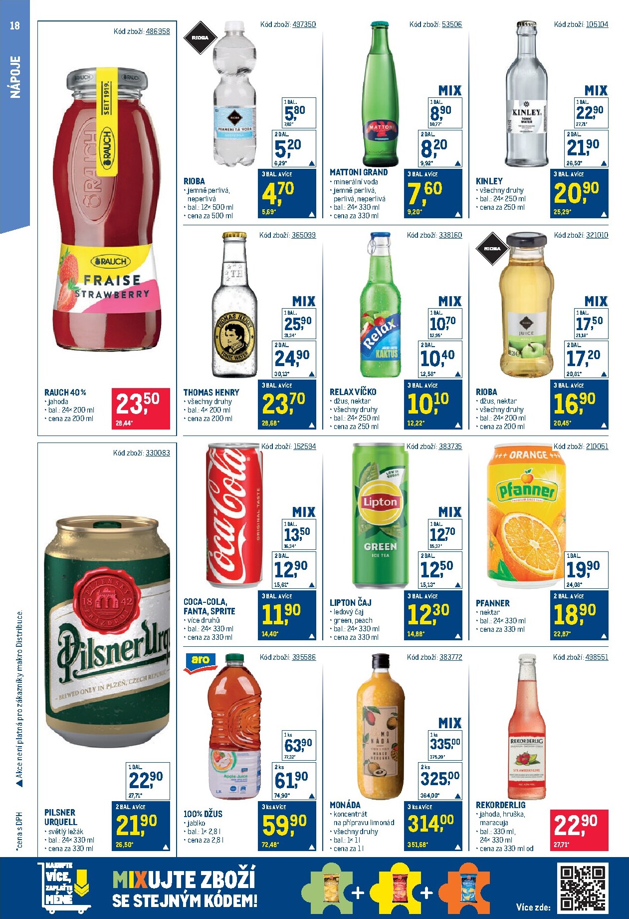 makro - Aktuální Makro - Gastronomie leták platný od středy 12.08.2026 do úterý 25.08.2026 - page: 18