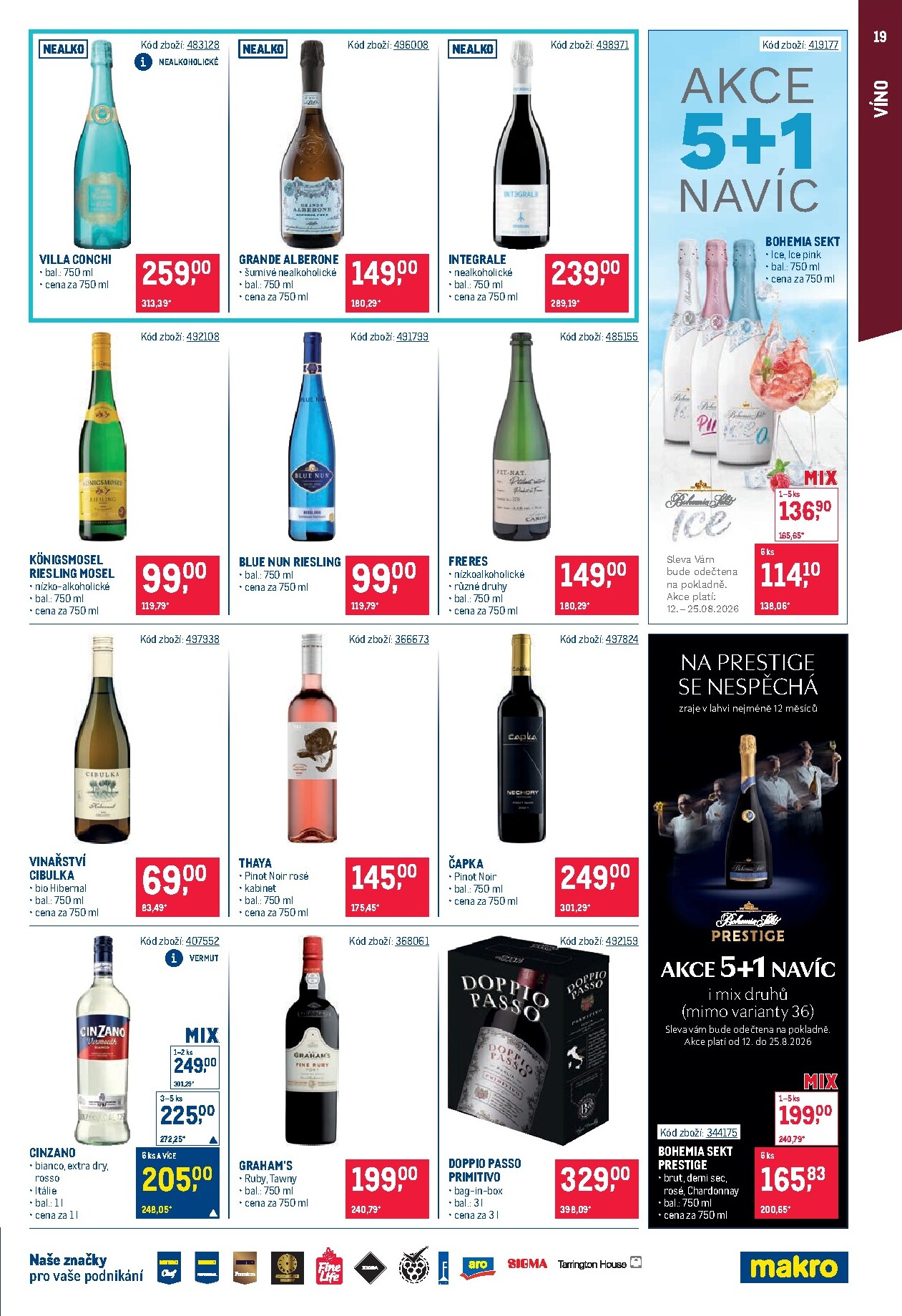 makro - Aktuální Makro - Gastronomie leták platný od středy 12.08.2026 do úterý 25.08.2026 - page: 19