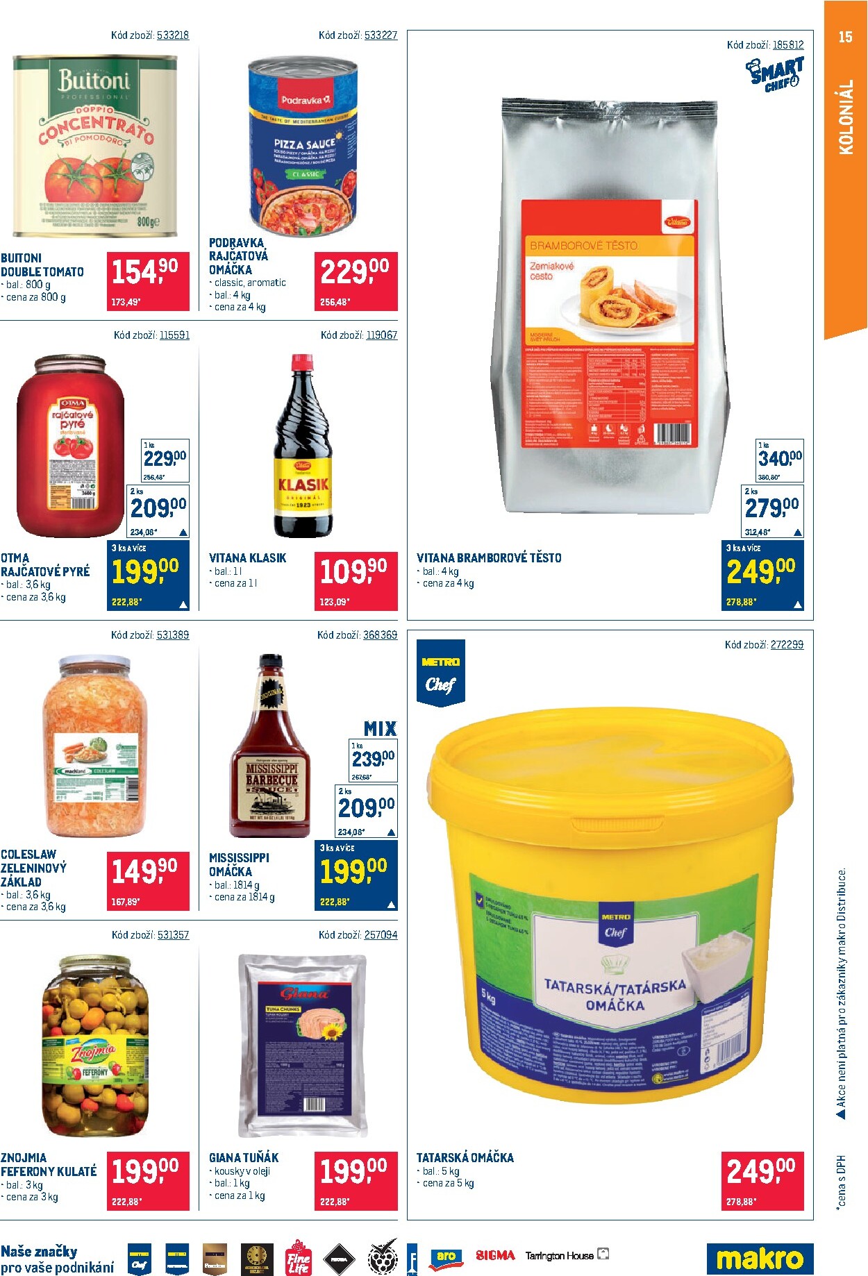 makro - Aktuální Makro - Gastronomie leták platný od středy 12.08.2026 do úterý 25.08.2026 - page: 15