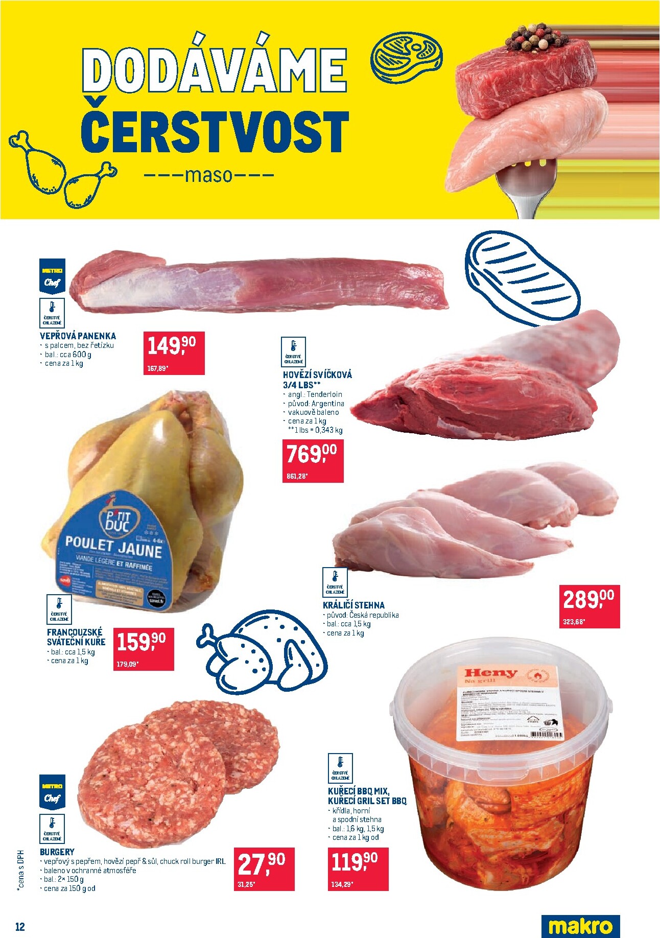 makro - Aktuální Makro - Pro milovníky jídla leták platný od středy 12.08.2026 do úterý 25.08.2026 - page: 12