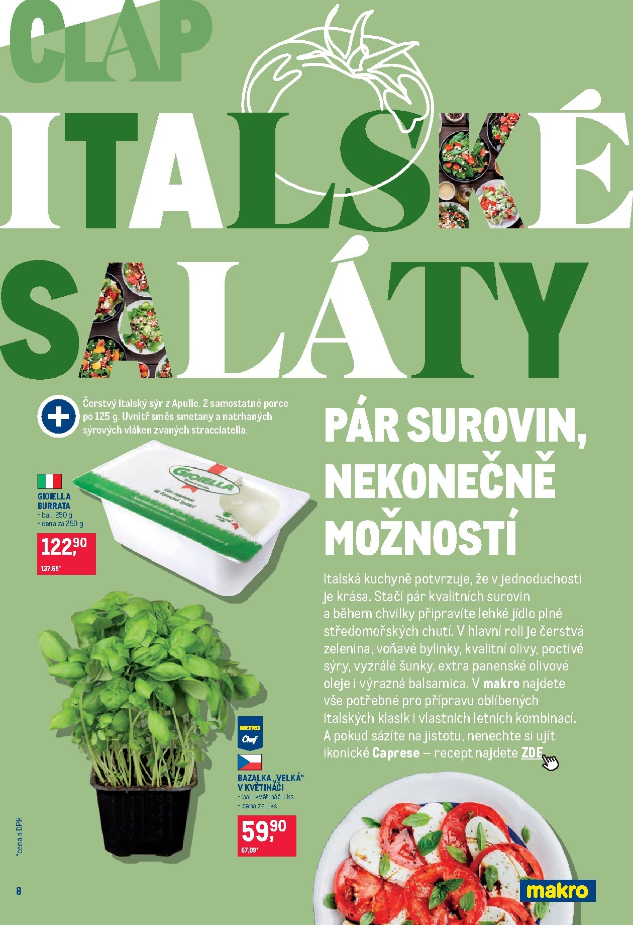 makro - Aktuální Makro - Pro milovníky jídla leták platný od středy 12.08.2026 do úterý 25.08.2026 - page: 8