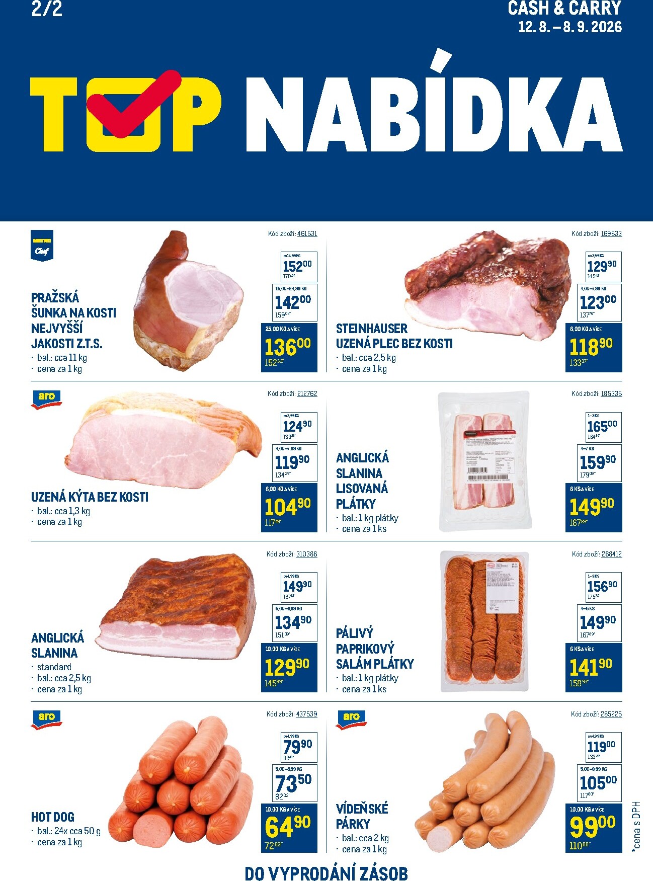 makro - Aktuální Makro - TOP nabídka Cash & Carry leták platný od středy 12.08.2026 do úterý 08.09.2026 - page: 2