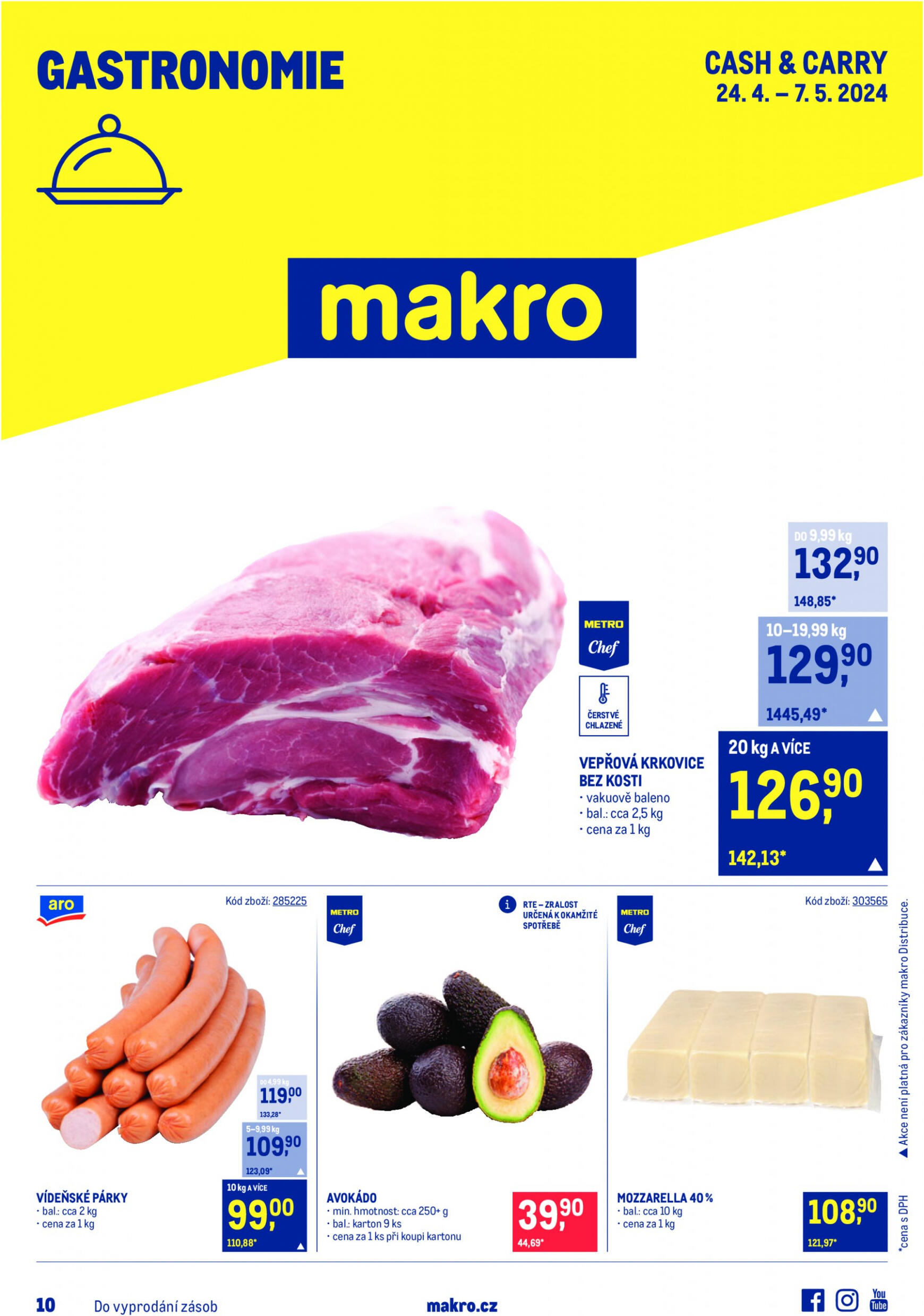 makro - Leták Makro - Gastronomie aktuální 24.04. - 07.05.