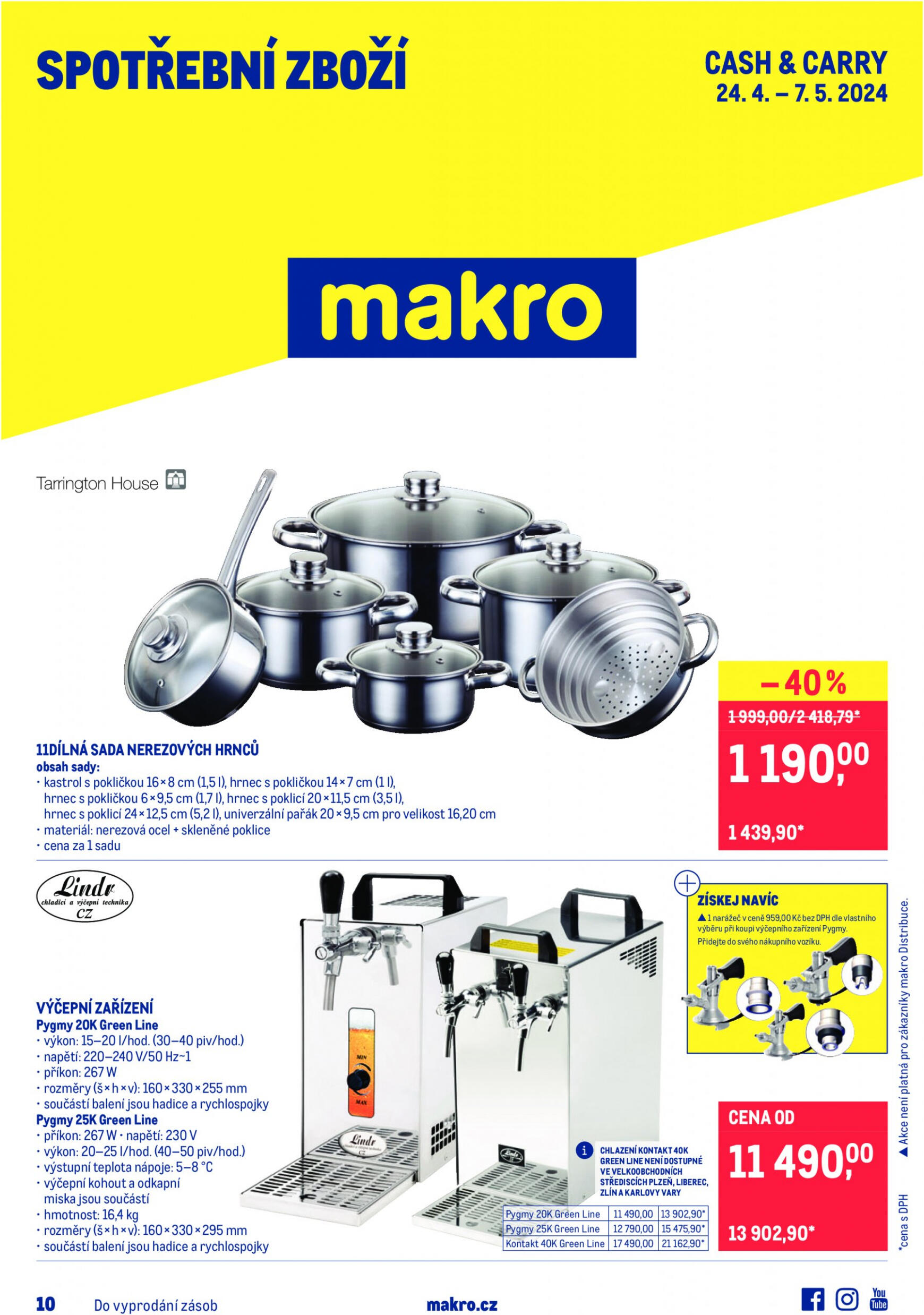 makro - Leták Makro - Spotřební zboží aktuální 24.04. - 07.05. - page: 1