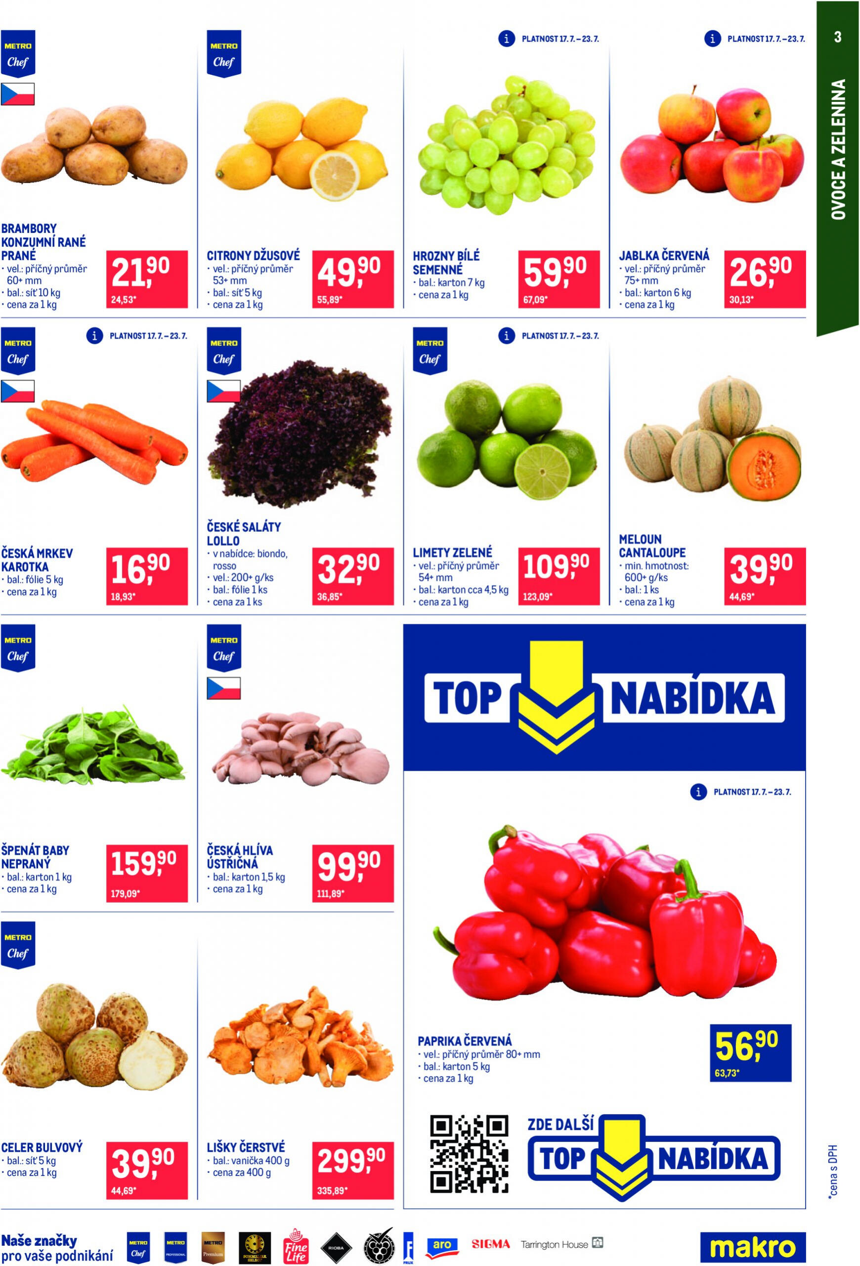 makro - Leták Makro - Gastronomie od 17.07. do 30.07. - page: 3