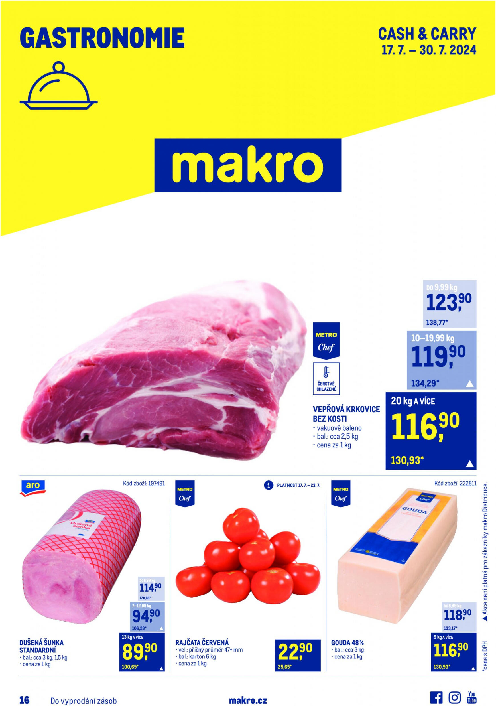 makro - Leták Makro - Gastronomie od 17.07. do 30.07.