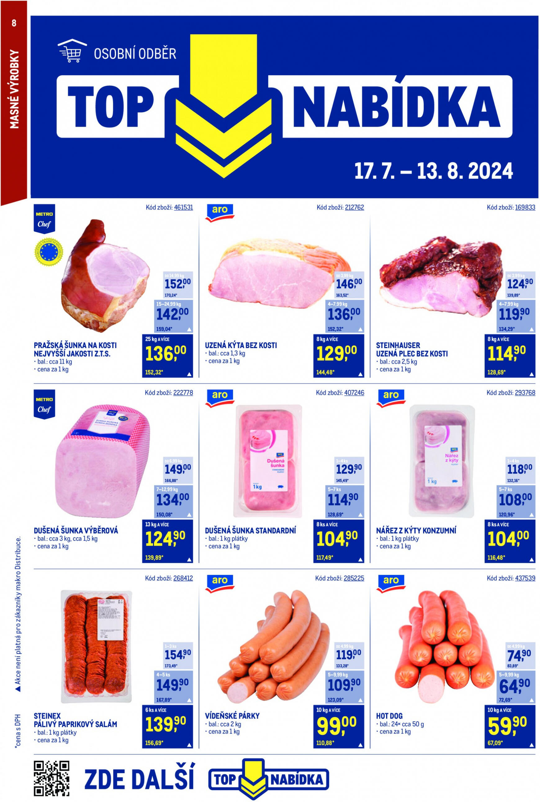 makro - Leták Makro - Gastronomie od 17.07. do 30.07. - page: 8