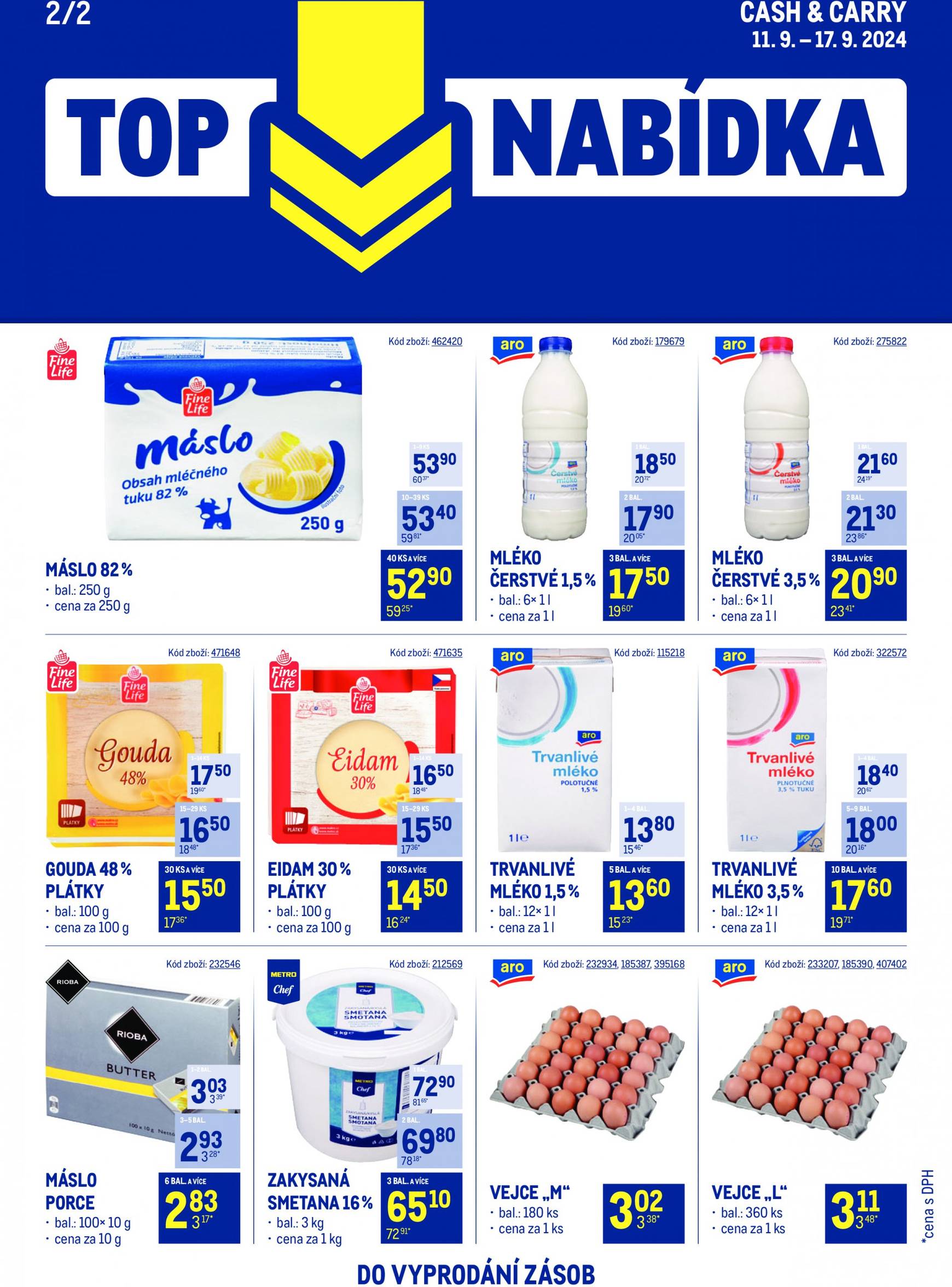 makro - Leták Makro - TOP mléčné výrobky od 11.09. do 24.09. - page: 2