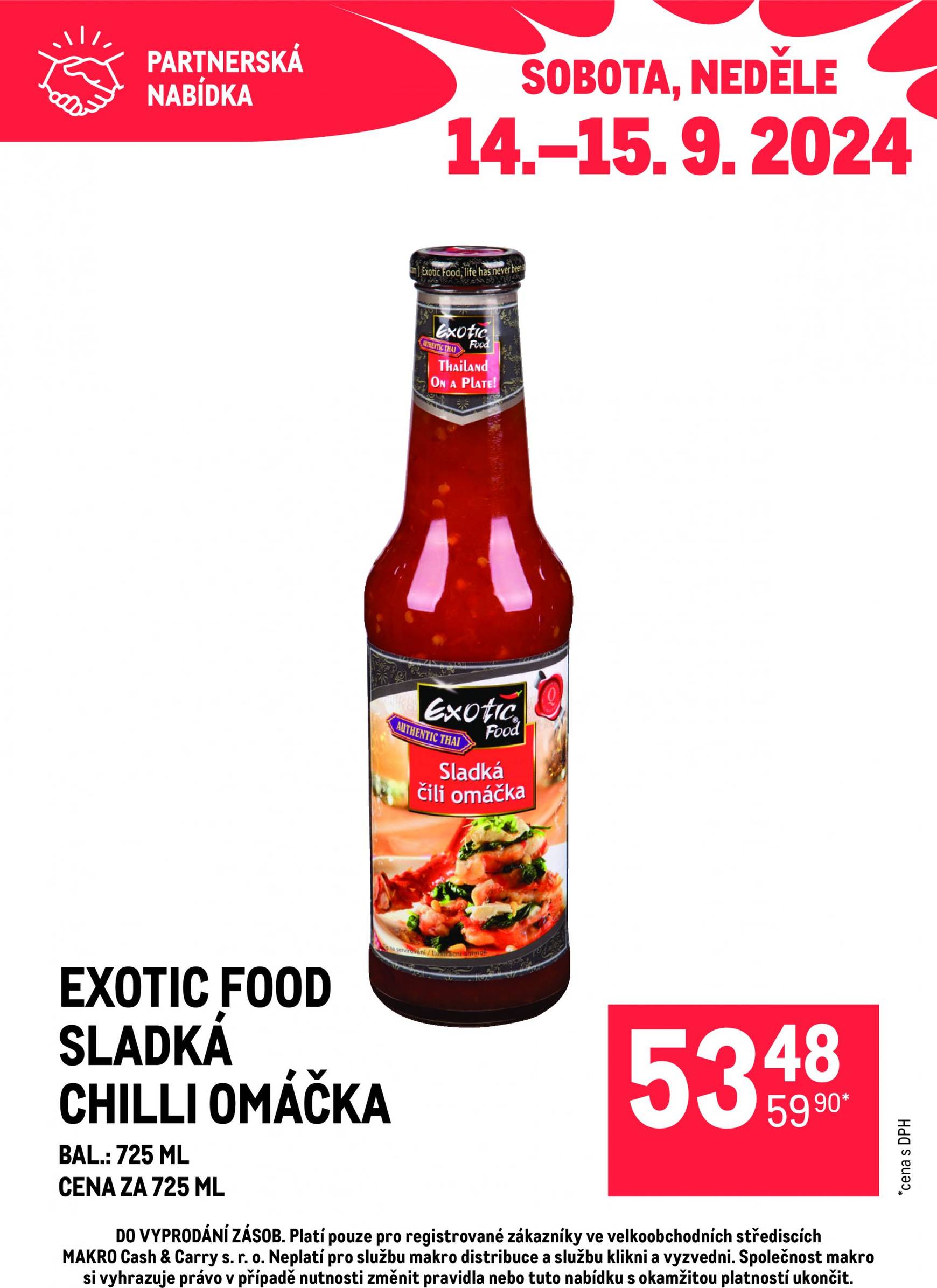 makro - Leták Makro - Partnerská nabídka od 14.09. do 22.09.