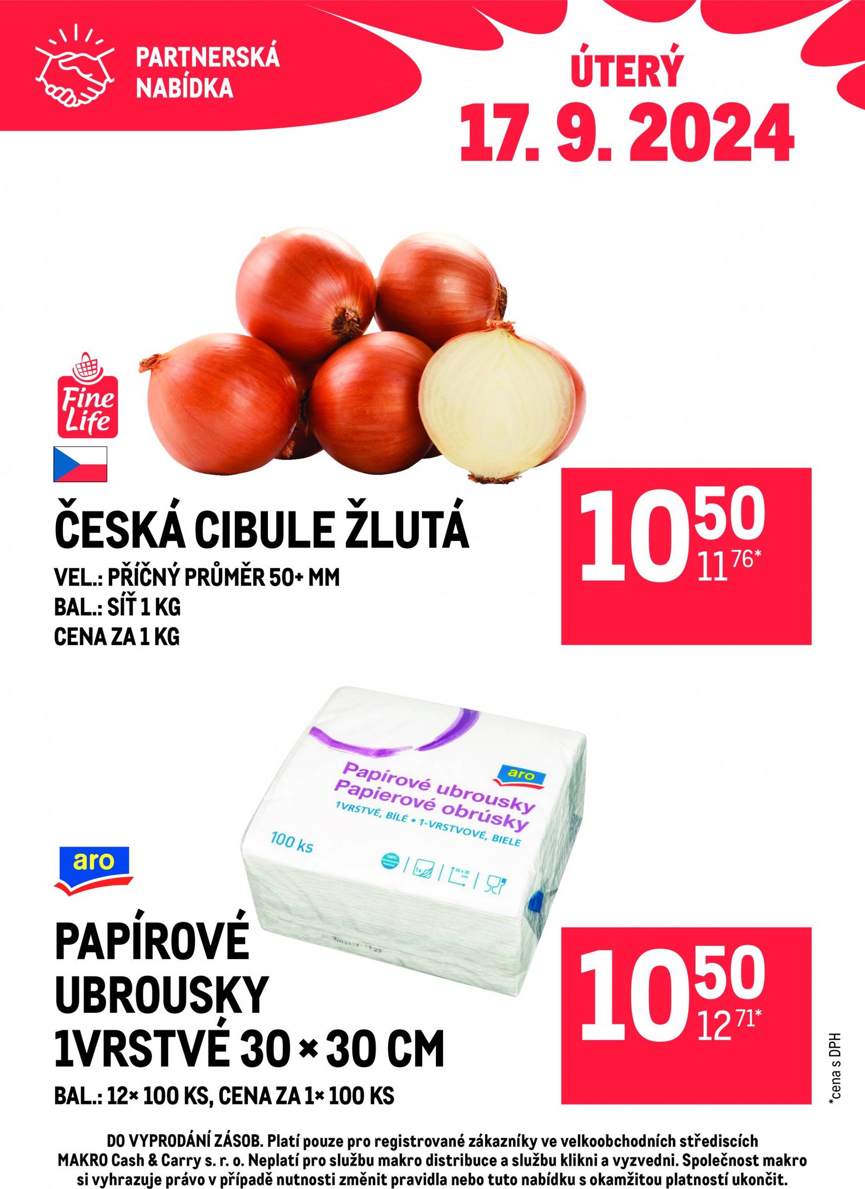 makro - Leták Makro - Partnerská nabídka od 14.09. do 22.09. - page: 2