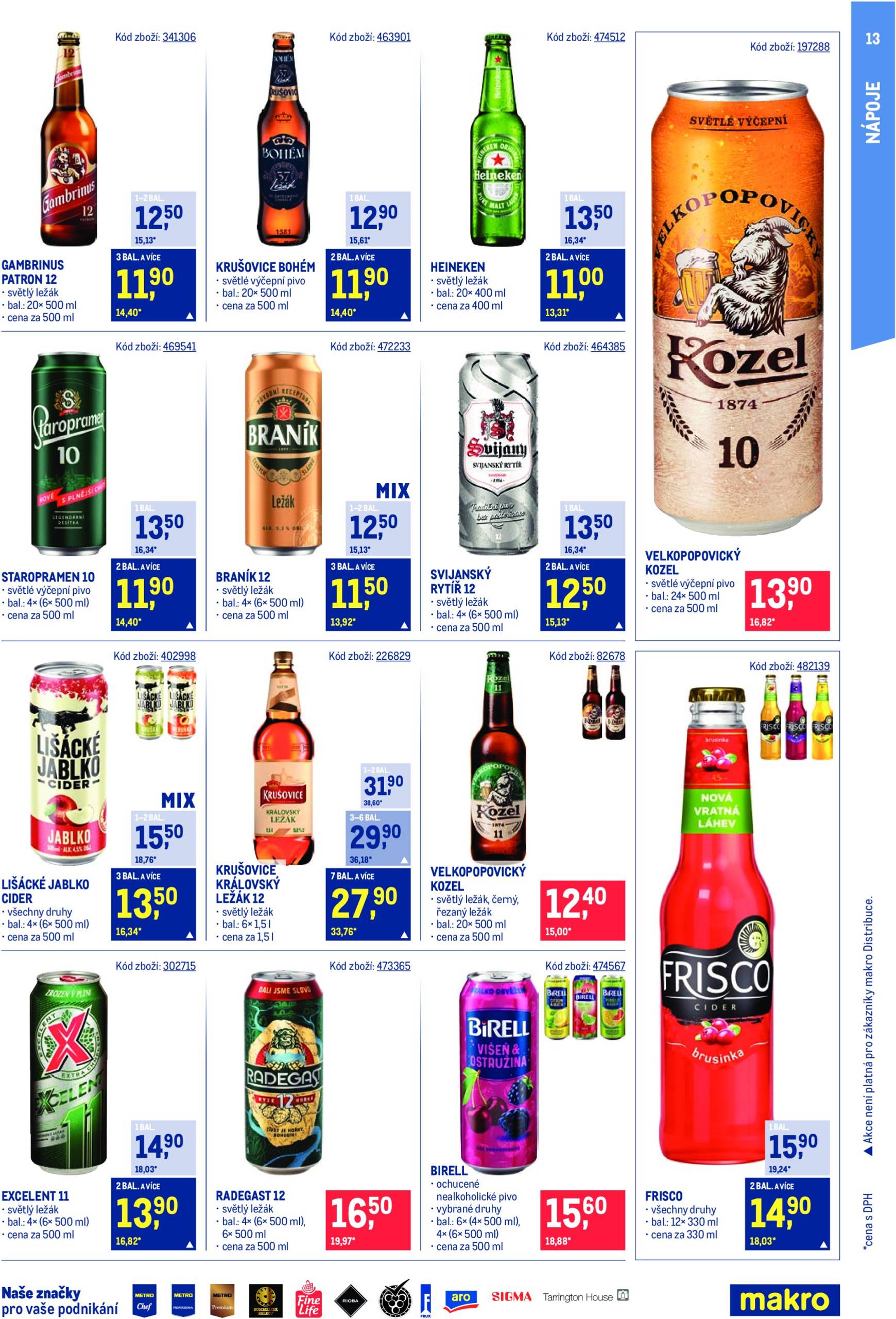 makro - Leták Makro - Maloobchod od 09.10. do 22.10. - page: 13