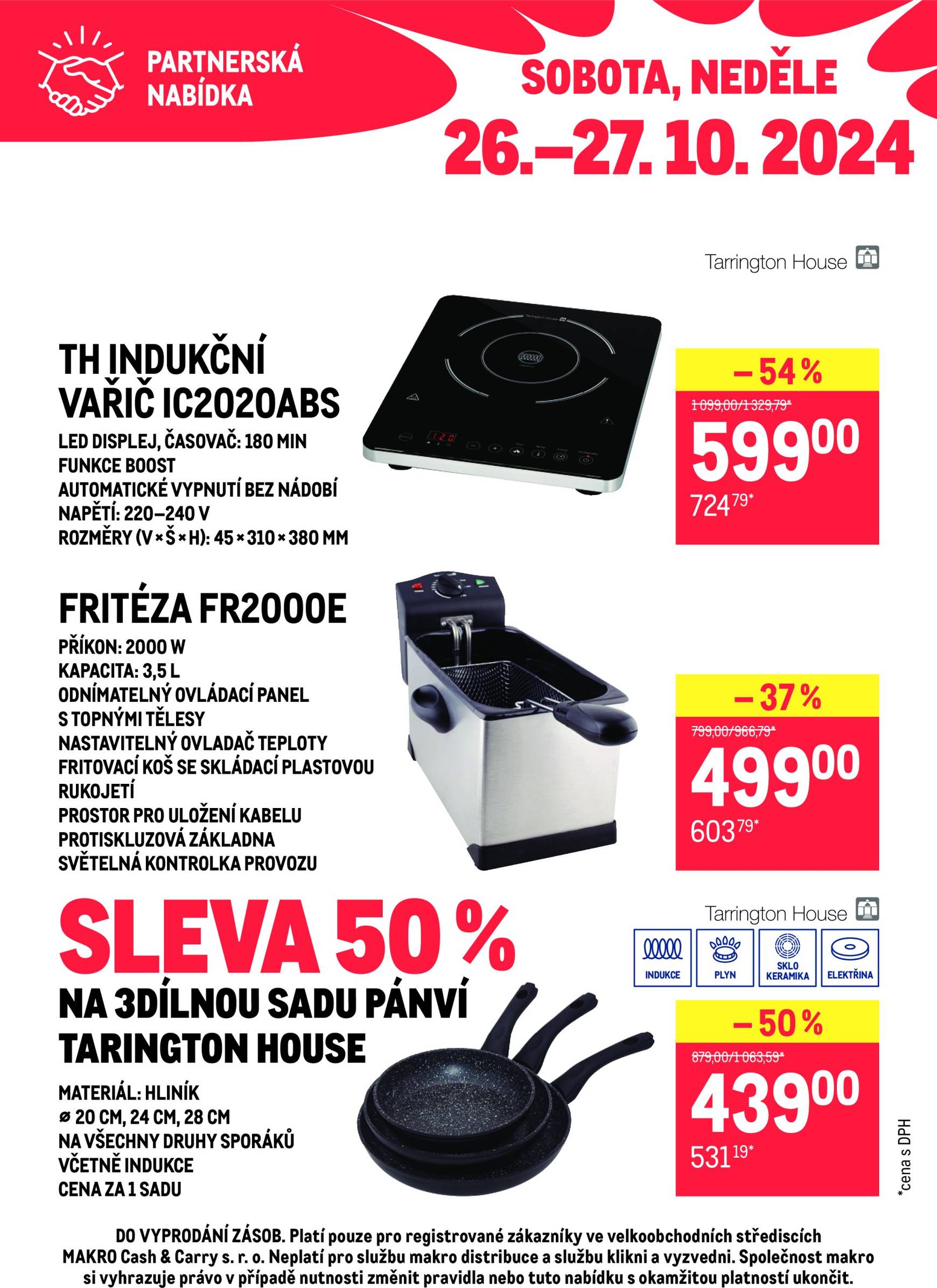 makro - Leták Makro - Partnerská nabídka od 26.10. do 31.10. - page: 1