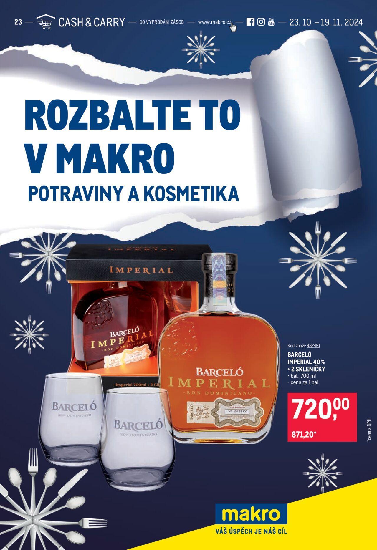 makro - Makro leták - Dárky 23.10.2024 - 19.11.2024