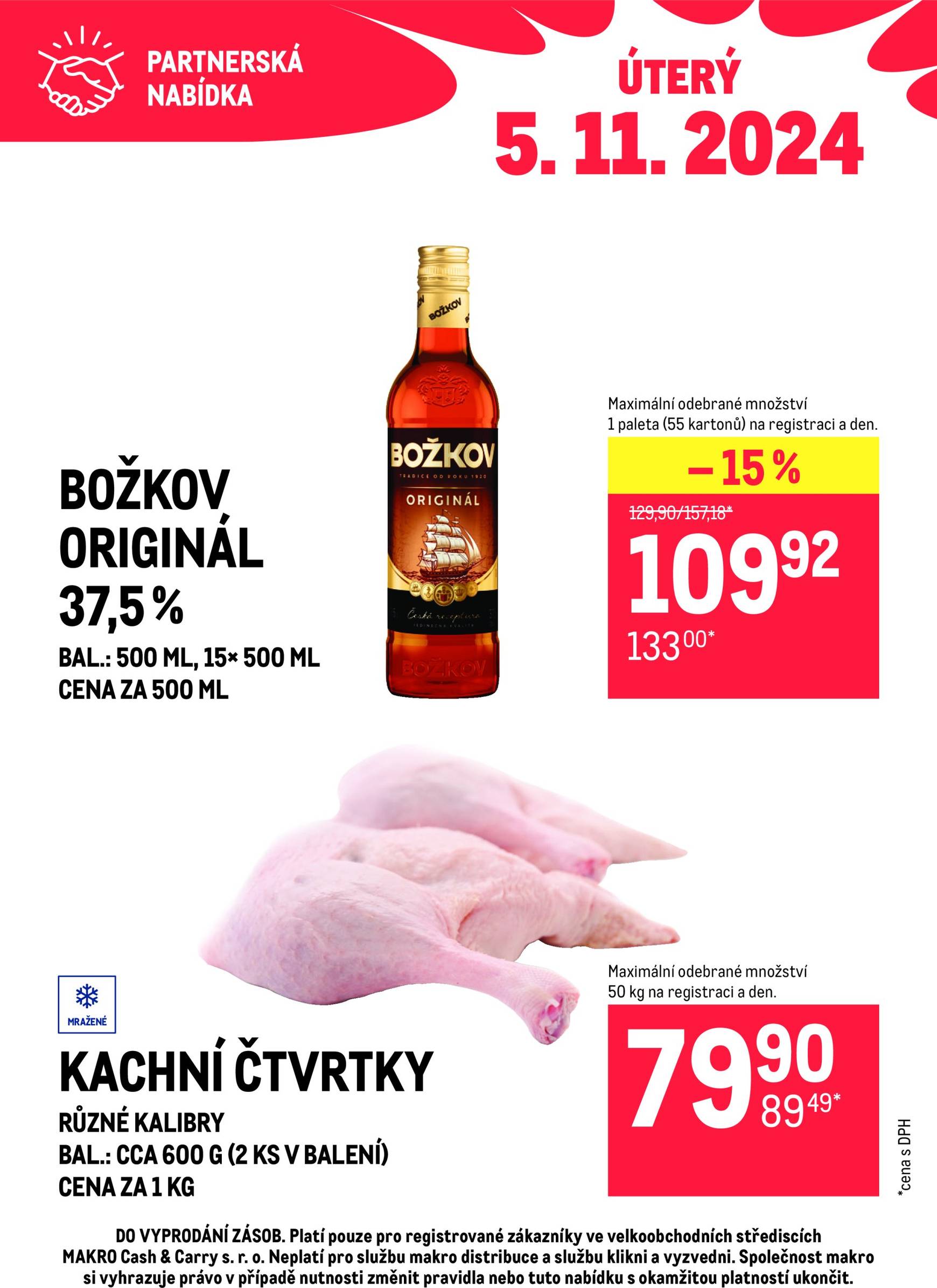 makro - Leták Makro - Partnerská nabídka od 05.11. do 10.11.