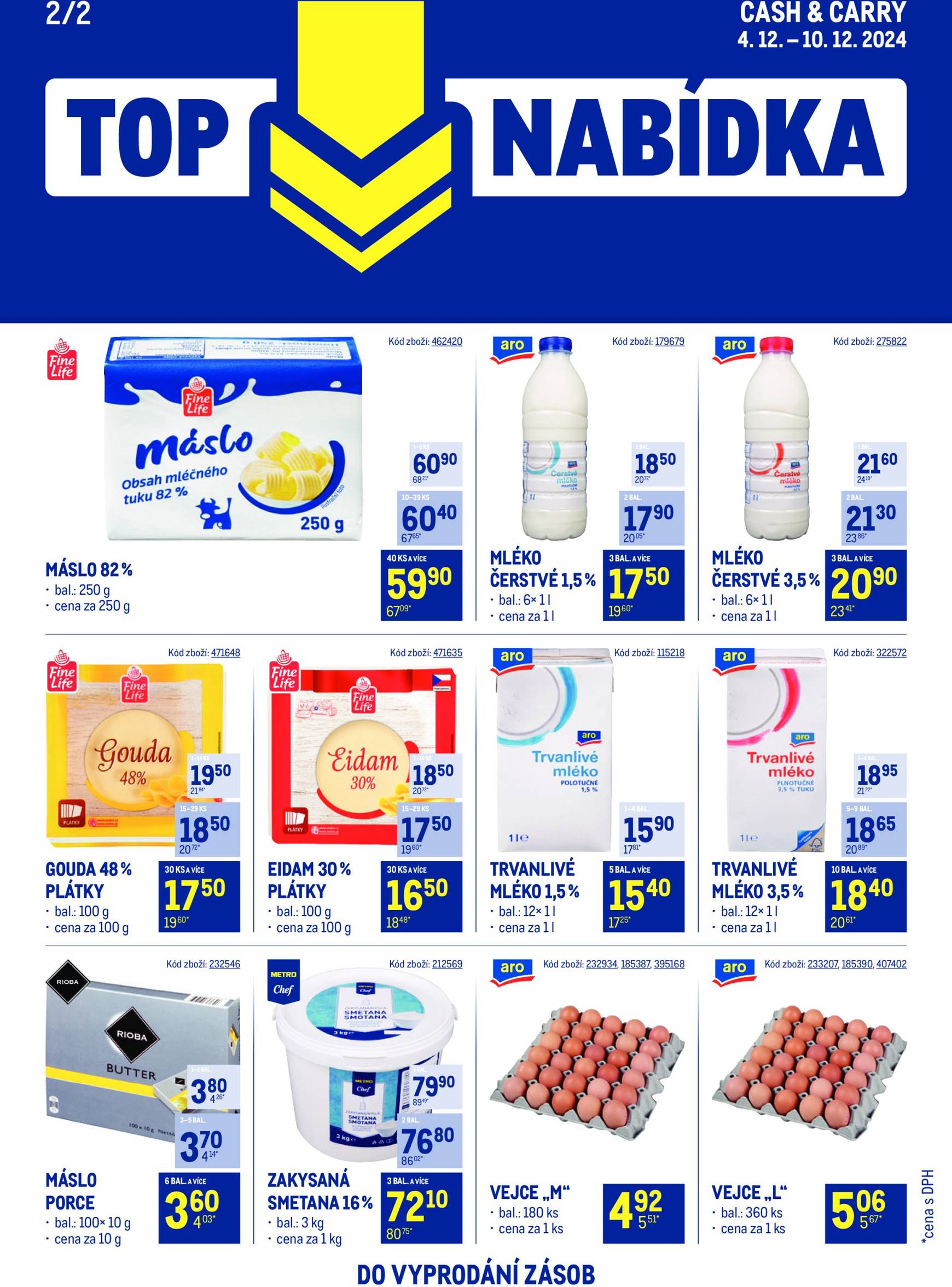 makro - Leták Makro - TOP mléčné výrobky od 04.12. do 17.12. - page: 2