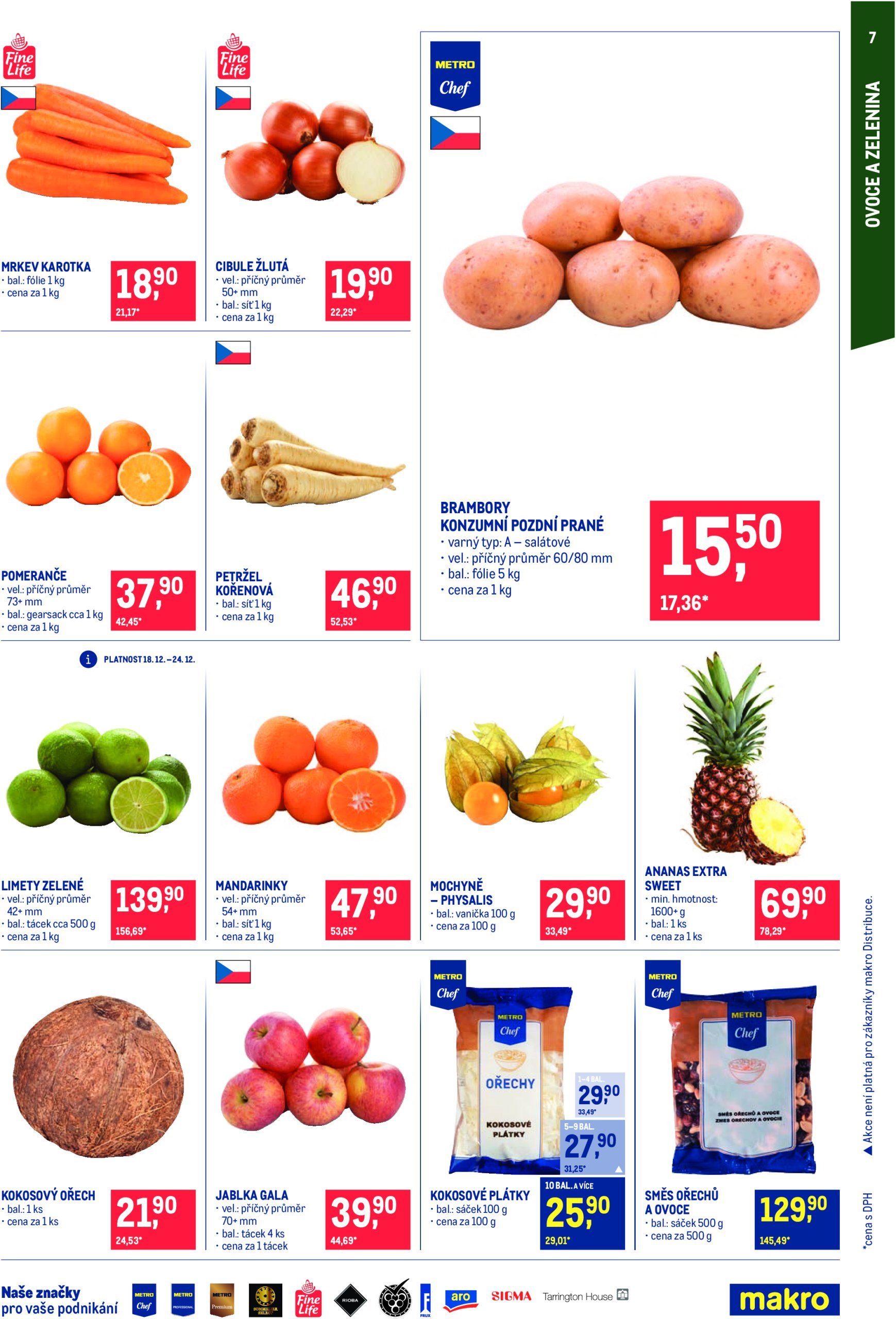 makro - Leták Makro - Pro milovníky jídla od 18.12. do 31.12. - page: 7