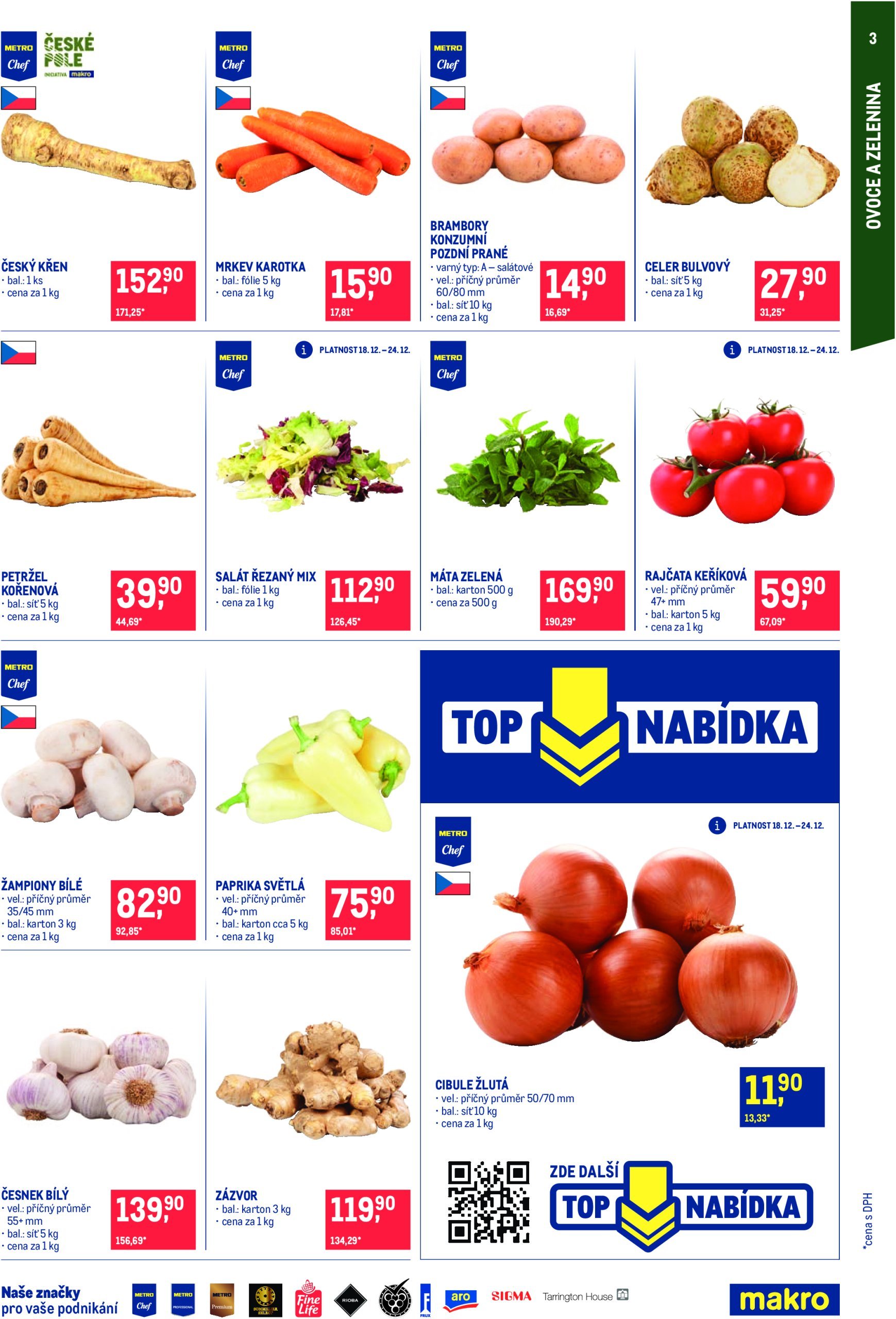 makro - Leták Makro - Gastronomie od 18.12. do 31.12. - page: 3