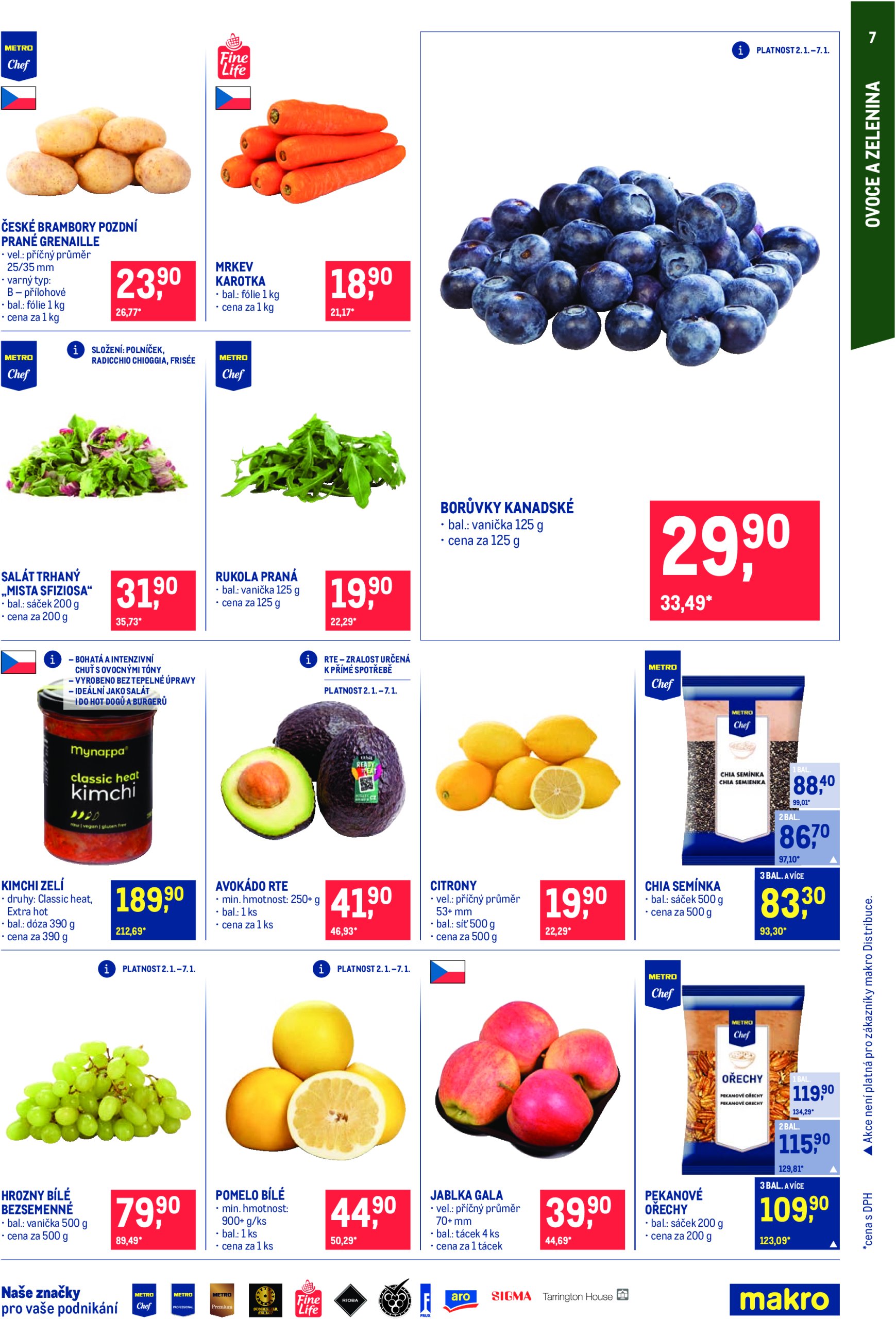 makro - Leták Makro - Pro milovníky jídla od 02.01. do 14.01. - page: 7