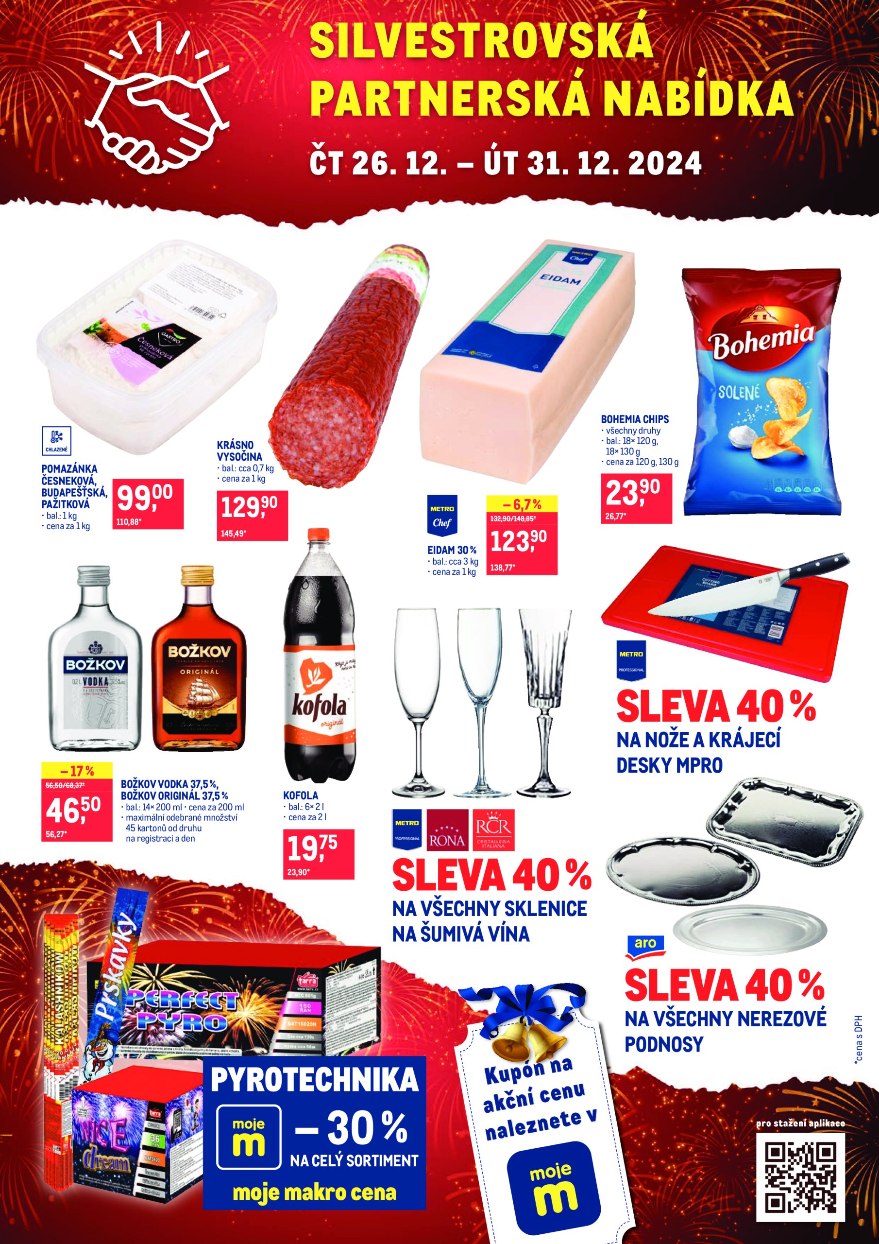 makro - Leták Makro - Silvestrovská partnerská nabídka od 26.12. do 31.12.