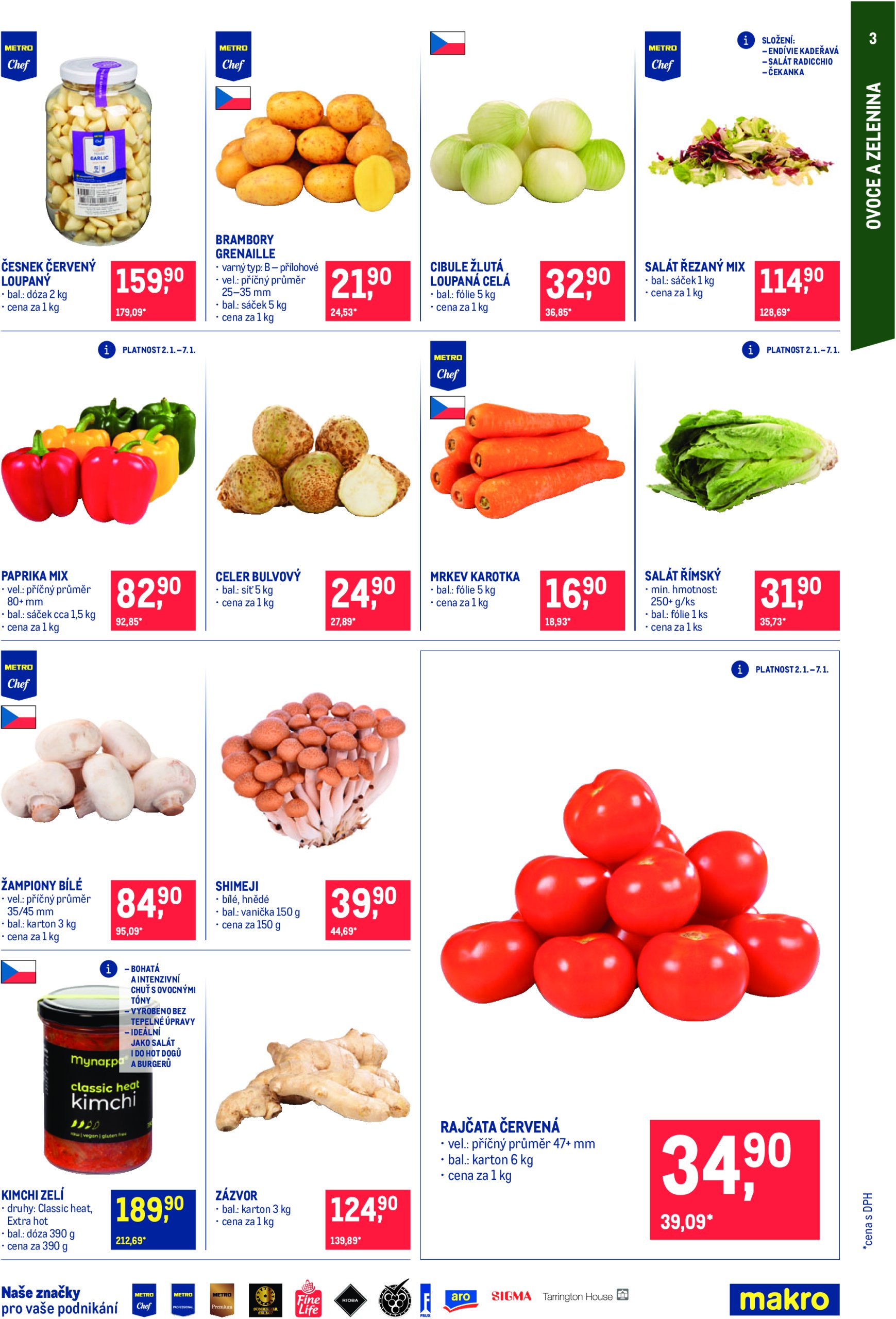 makro - Leták Makro - Gastronomie od 02.01. do 14.01. - page: 3