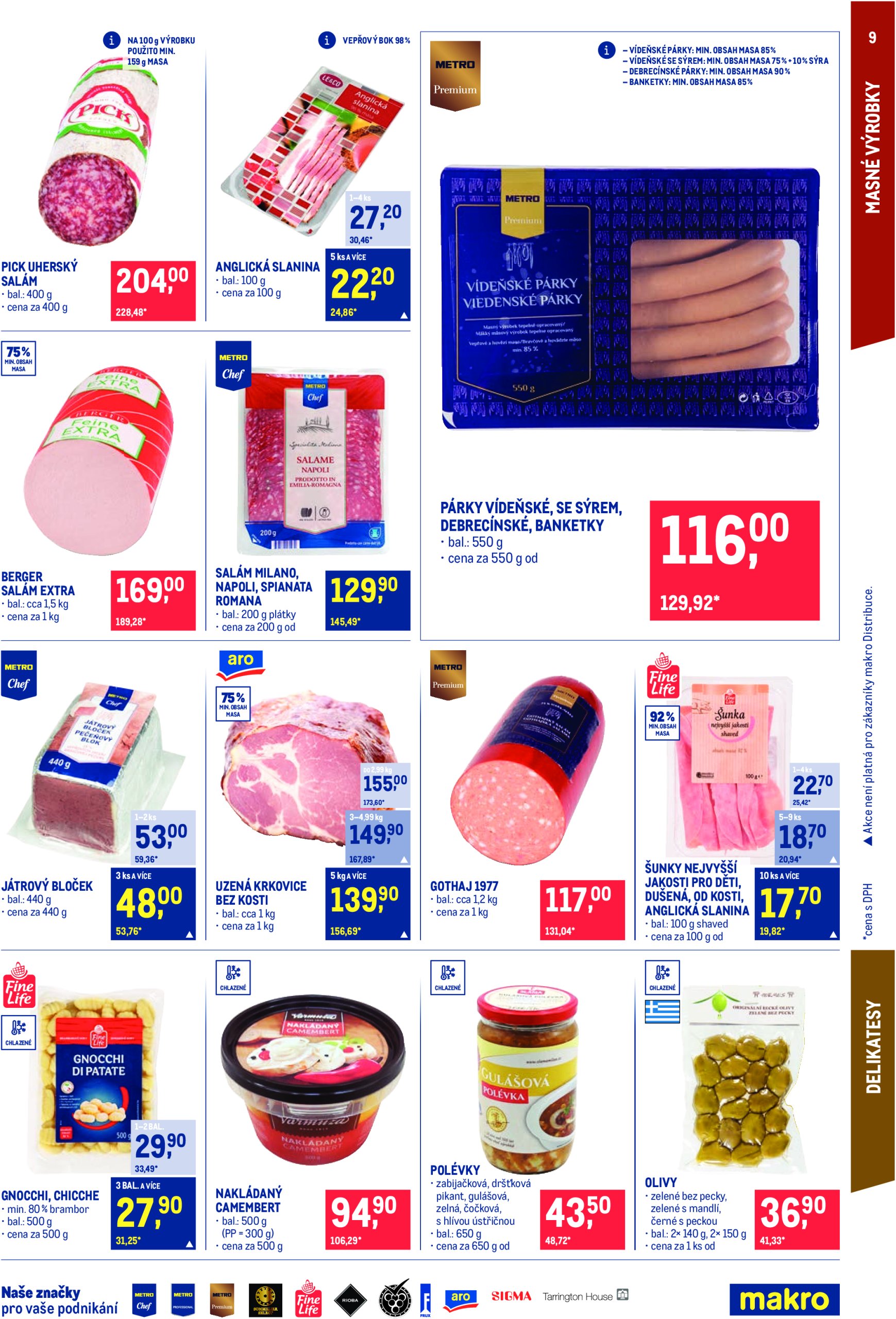 makro - Leták Makro - Pro milovníky jídla od 15.01. do 28.01. - page: 9