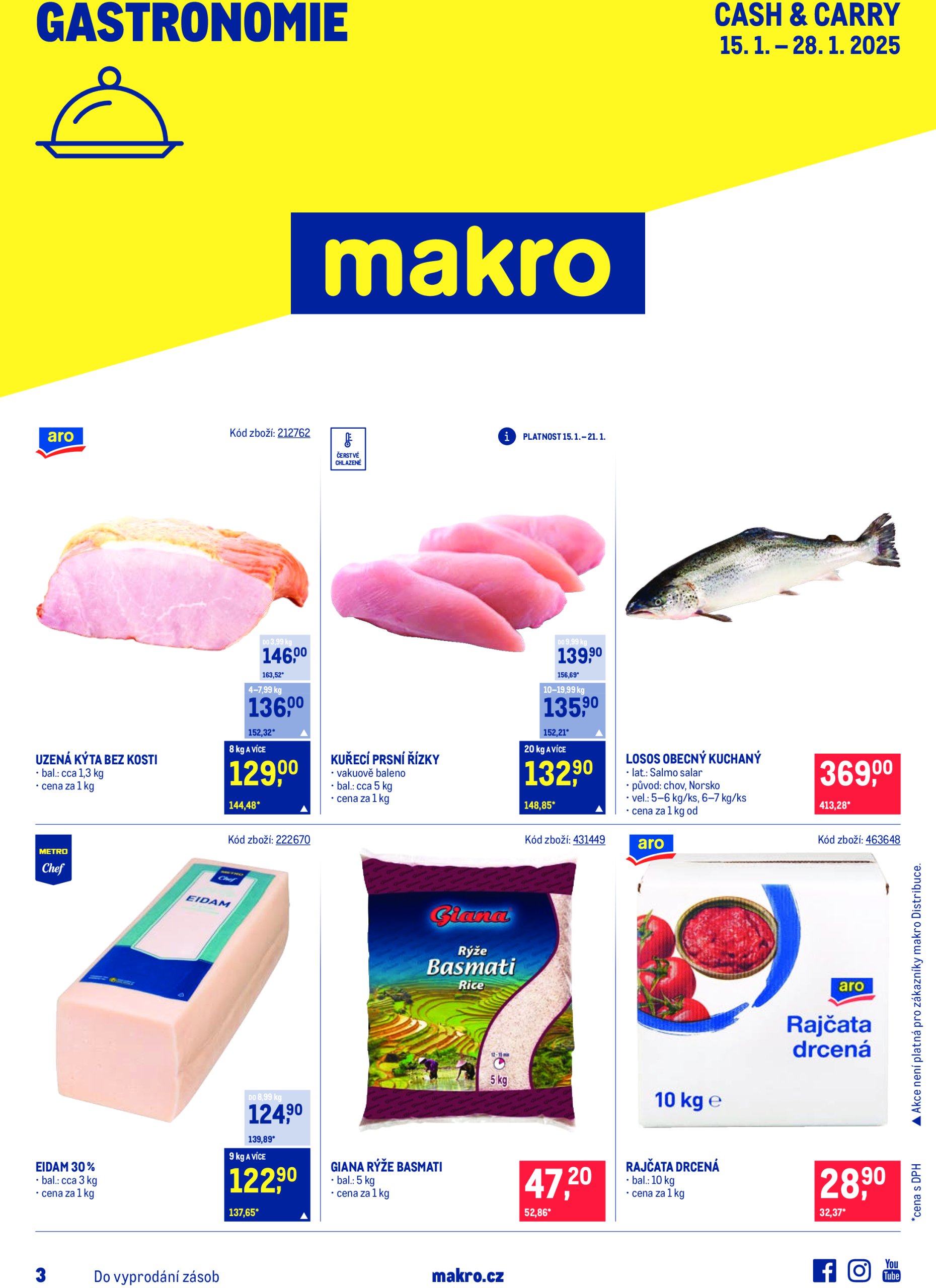 makro - Leták Makro - Gastronomie od 15.01. do 28.01.