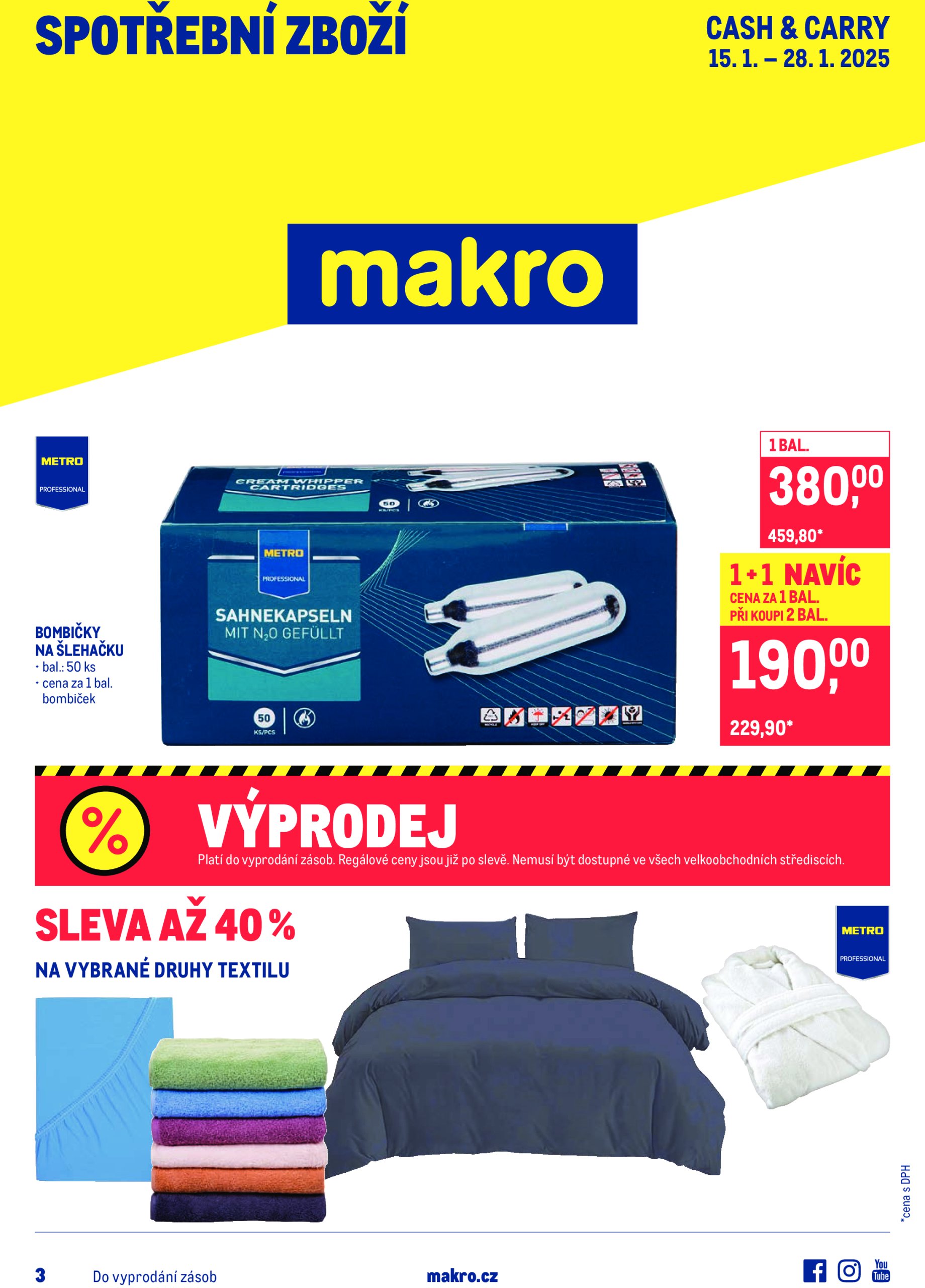 makro - Leták Makro - Spotřební zboží od 15.01. do 28.01.