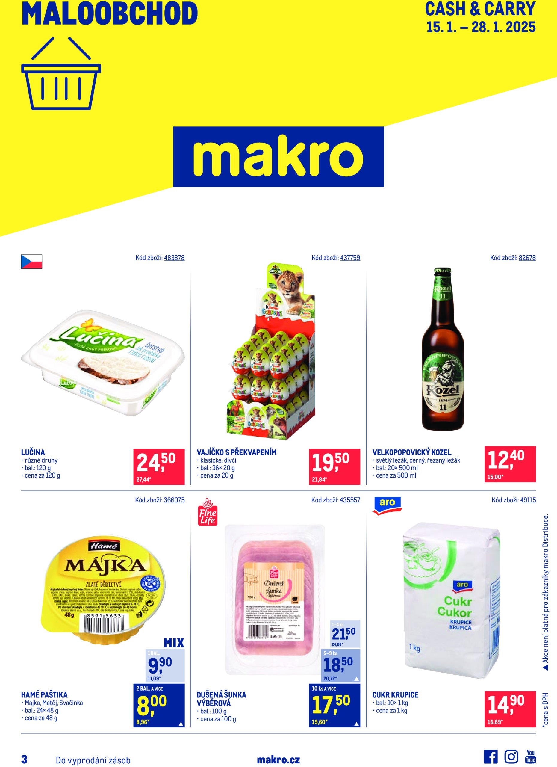 makro - Leták Makro - Maloobchod od 15.01. do 28.01.