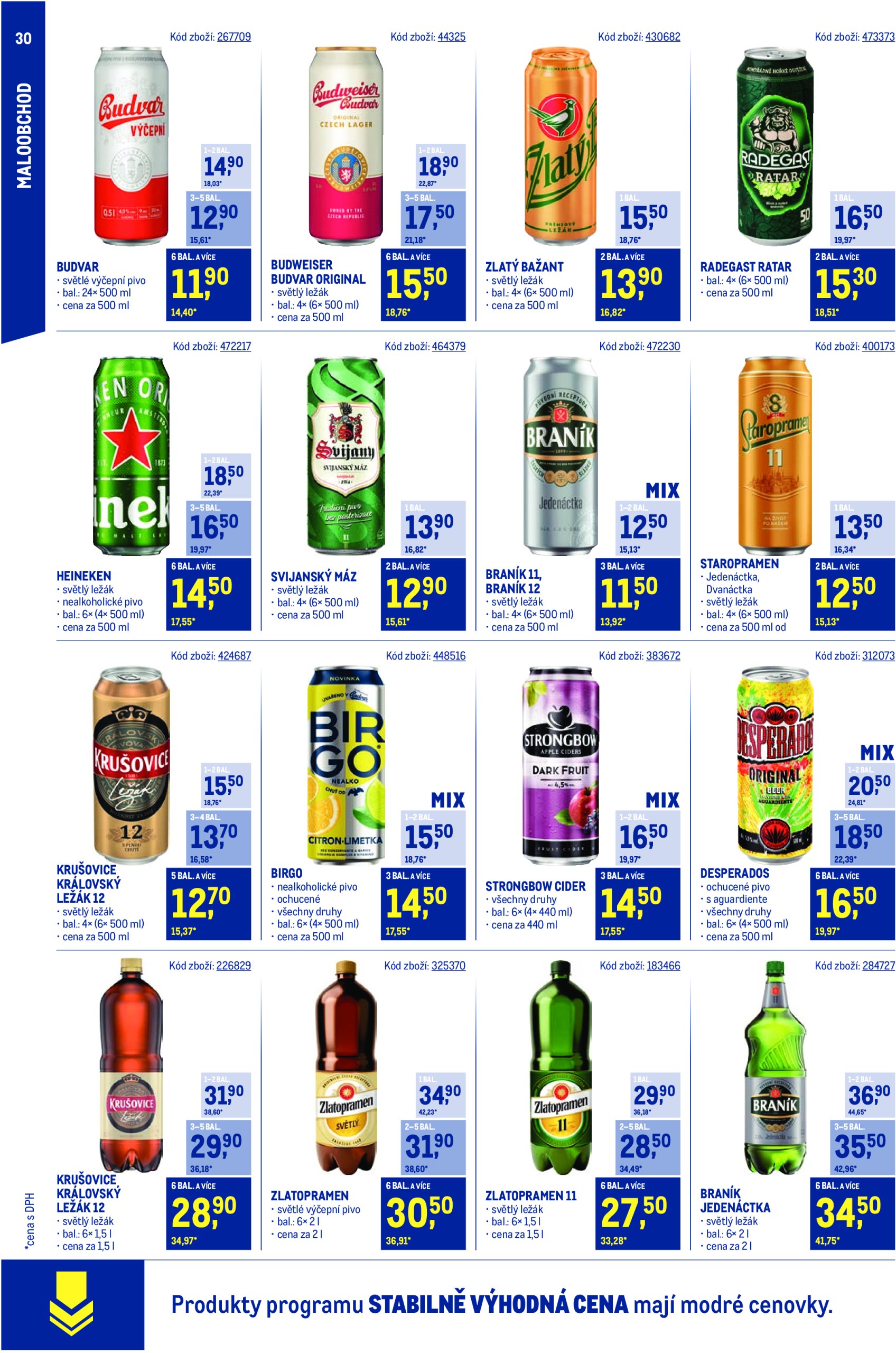 makro - Leták Makro - Stabilně výhodná cena Maloobchod od 29.01. do 25.03. - page: 30