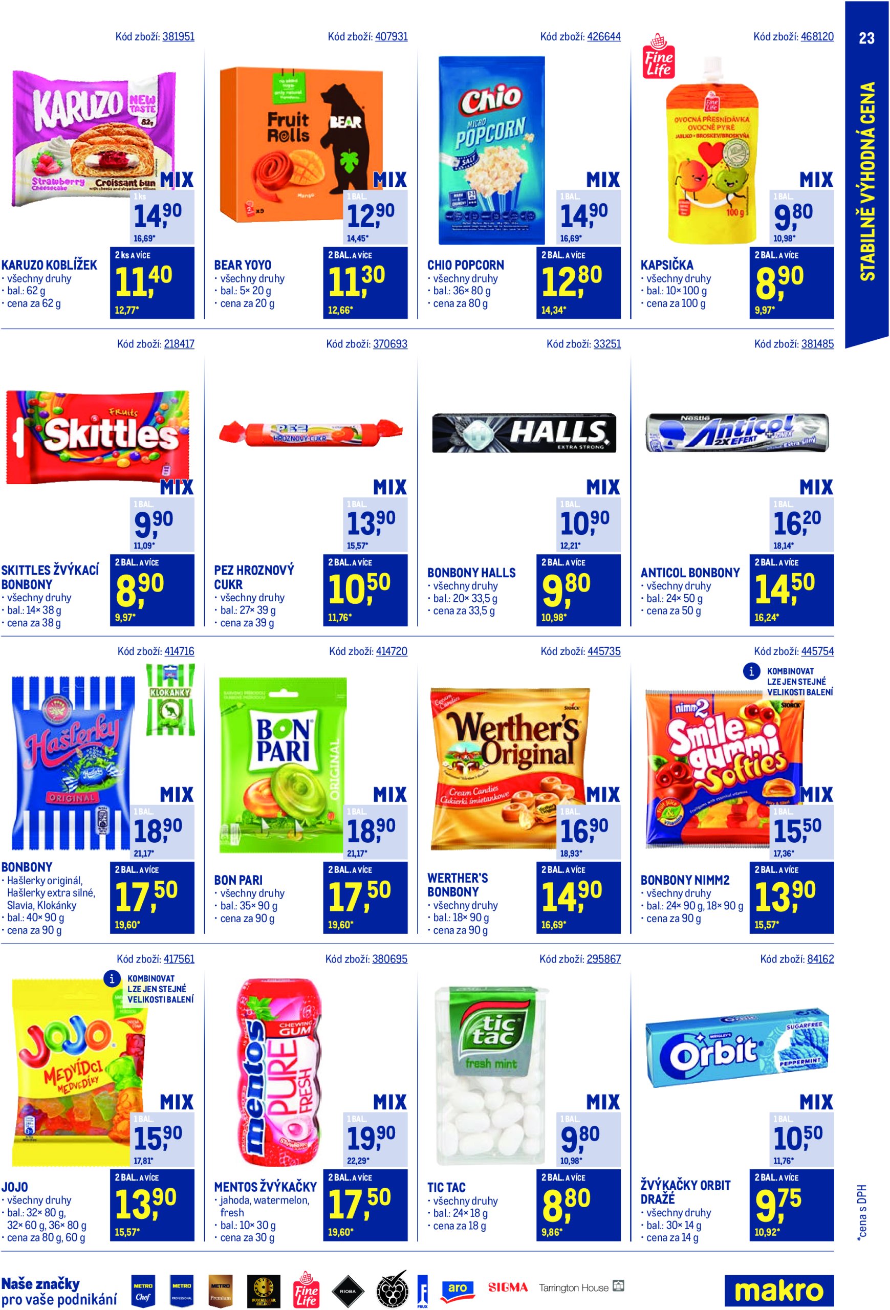 makro - Leták Makro - Stabilně výhodná cena Maloobchod od 29.01. do 25.03. - page: 23