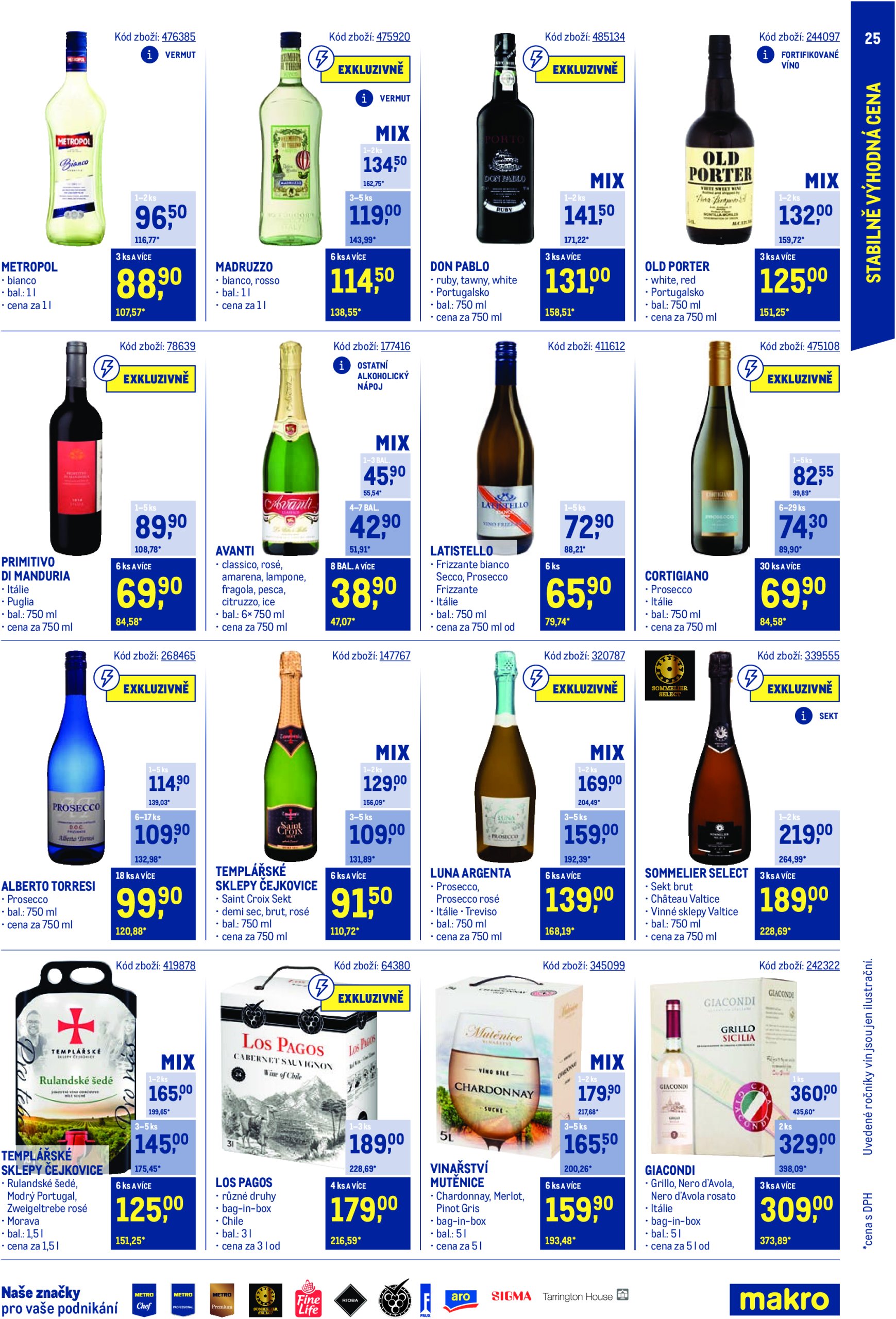 makro - Leták Makro - Stabilně výhodná cena Maloobchod od 29.01. do 25.03. - page: 25