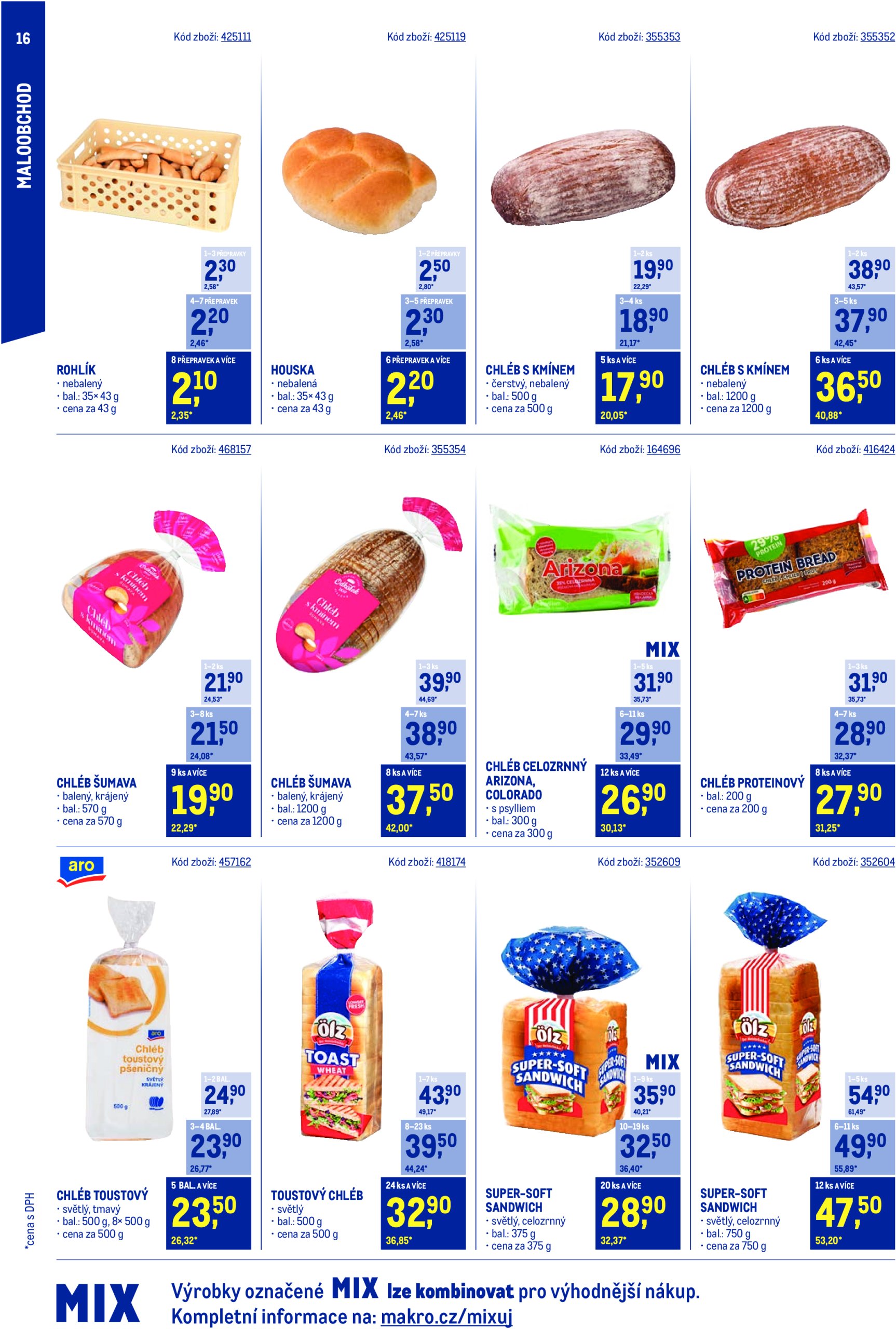 makro - Leták Makro - Stabilně výhodná cena Maloobchod od 29.01. do 25.03. - page: 16