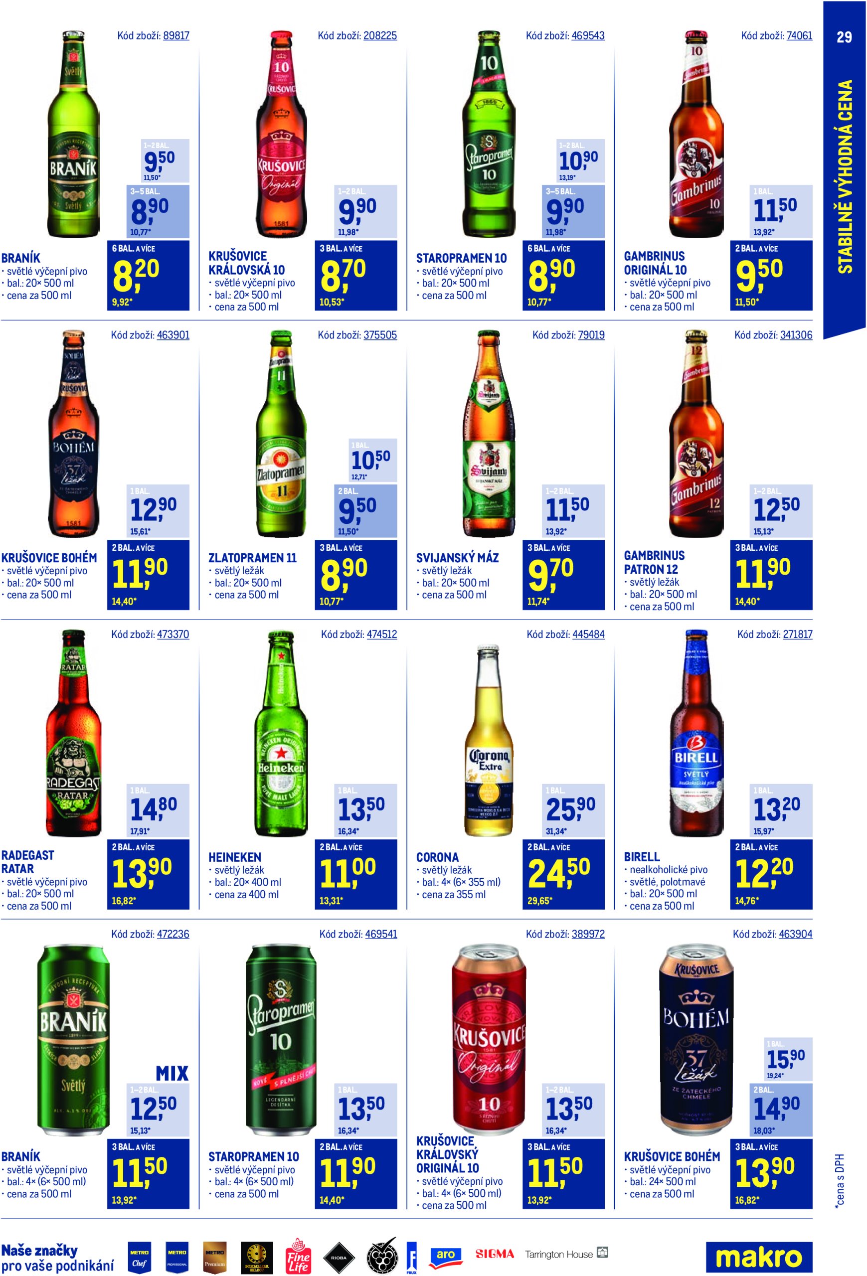 makro - Leták Makro - Stabilně výhodná cena Maloobchod od 29.01. do 25.03. - page: 29