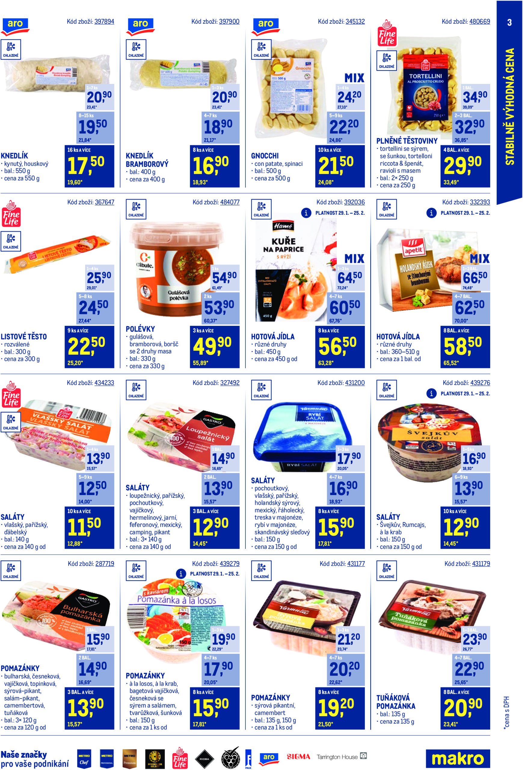 makro - Leták Makro - Stabilně výhodná cena Maloobchod od 29.01. do 25.03. - page: 3