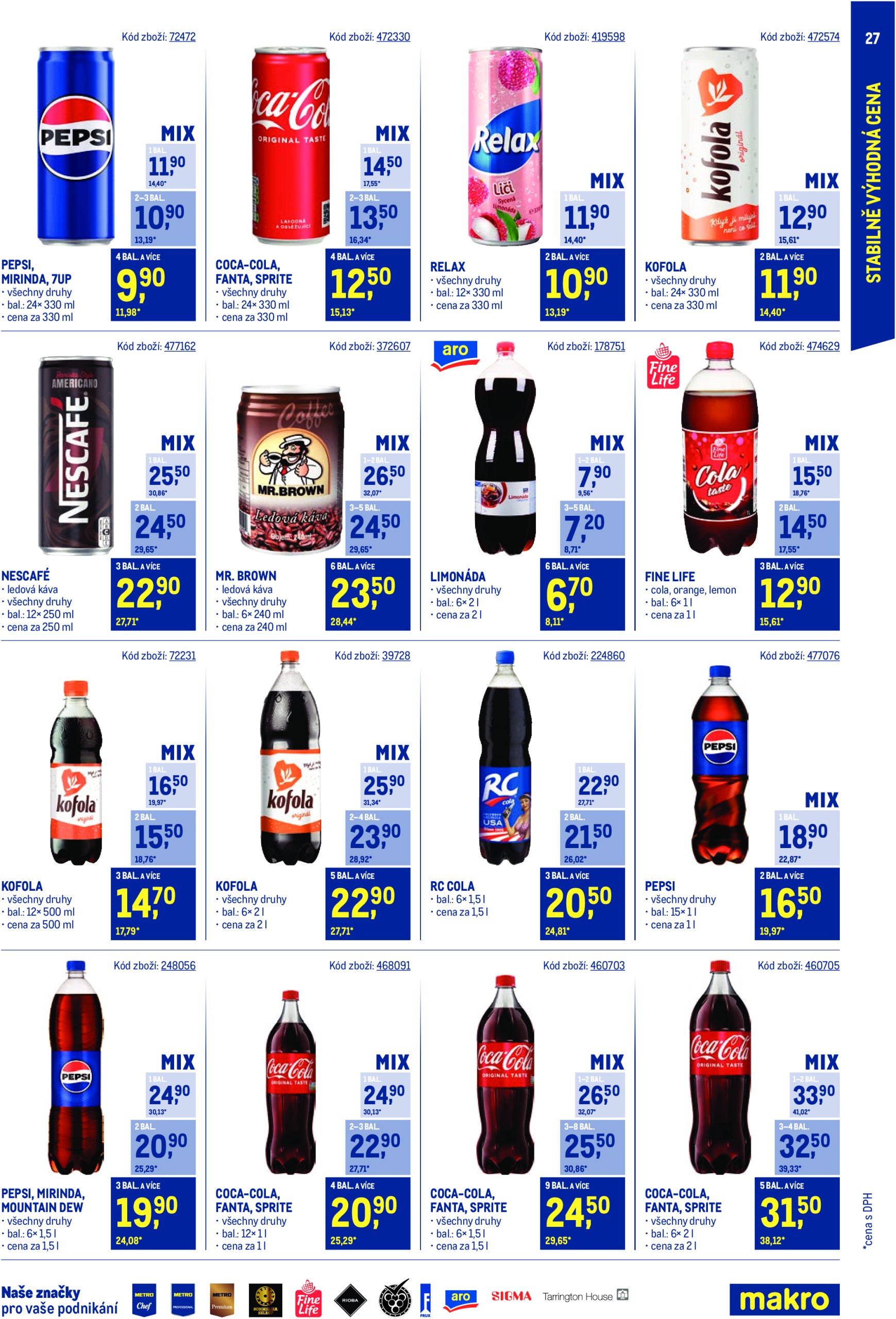 makro - Leták Makro - Stabilně výhodná cena Maloobchod od 29.01. do 25.03. - page: 27