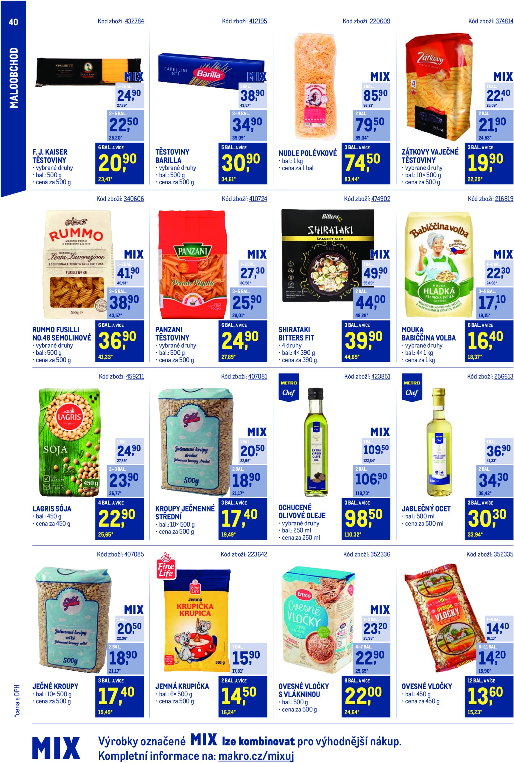 makro - Leták Makro - Stabilně výhodná cena Maloobchod od 29.01. do 25.03. - page: 40