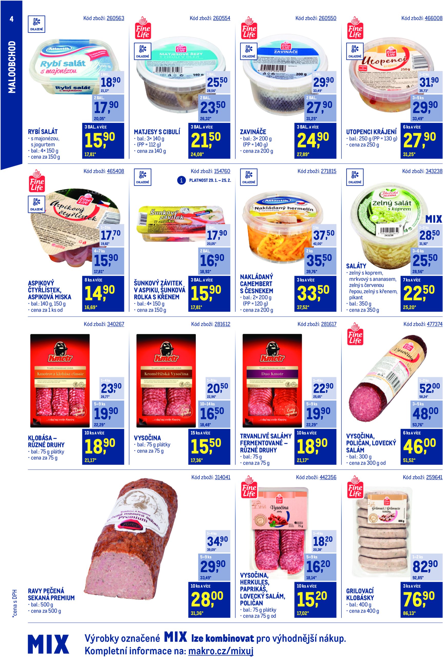 makro - Leták Makro - Stabilně výhodná cena Maloobchod od 29.01. do 25.03. - page: 4