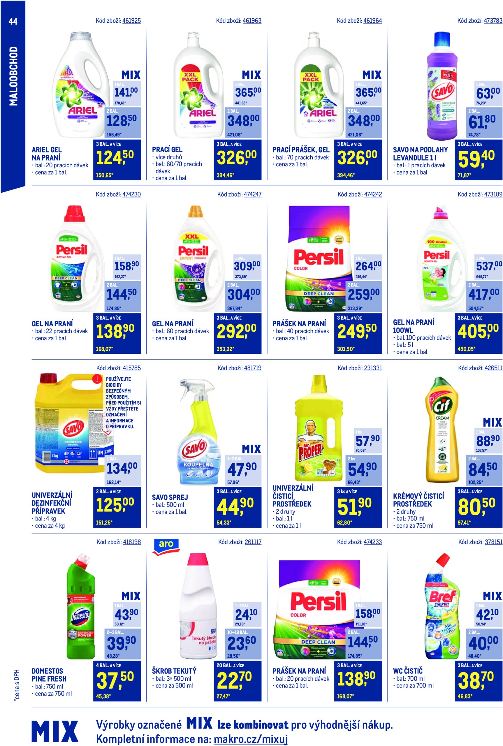 makro - Leták Makro - Stabilně výhodná cena Maloobchod od 29.01. do 25.03. - page: 44