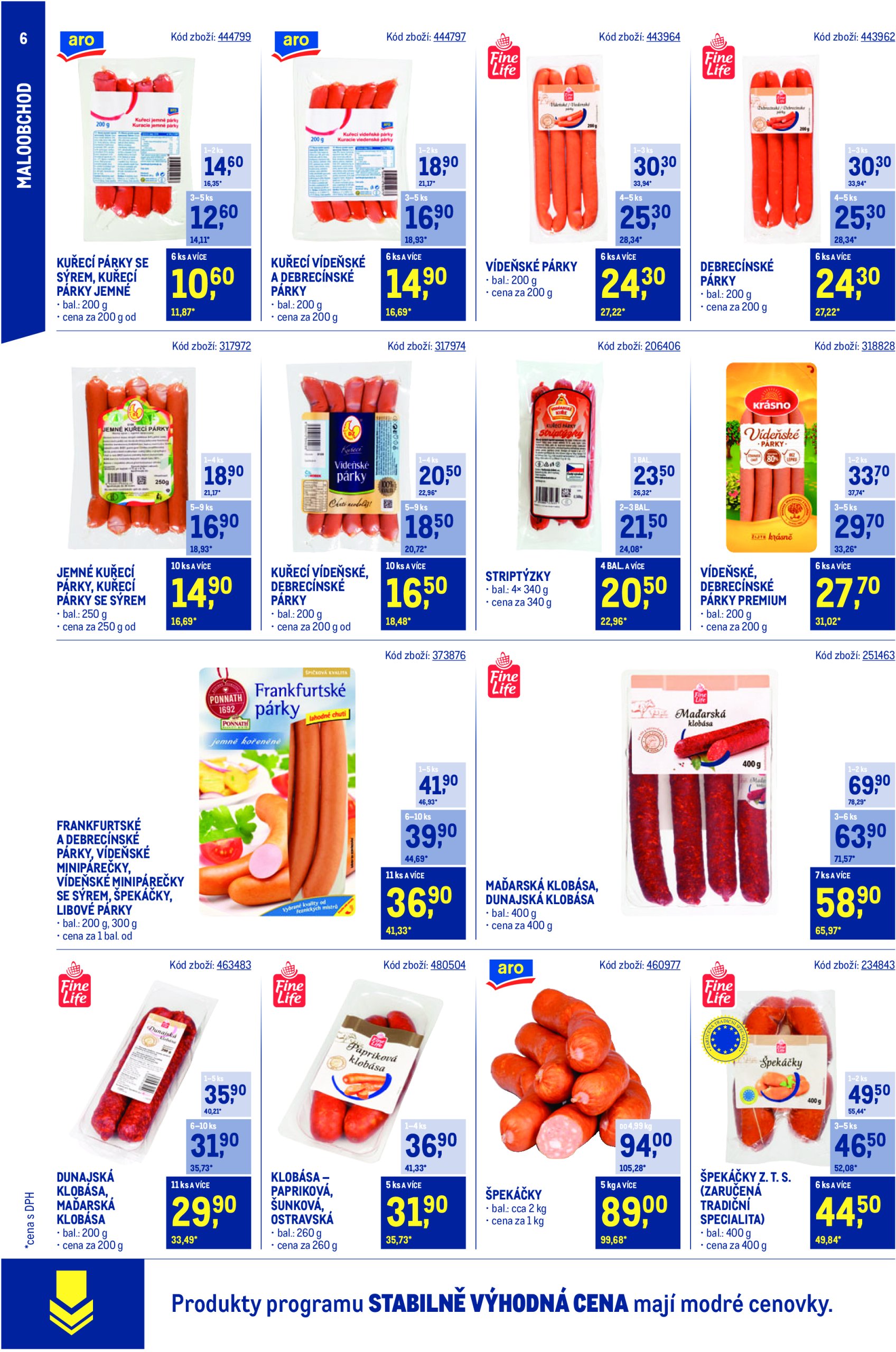 makro - Leták Makro - Stabilně výhodná cena Maloobchod od 29.01. do 25.03. - page: 6