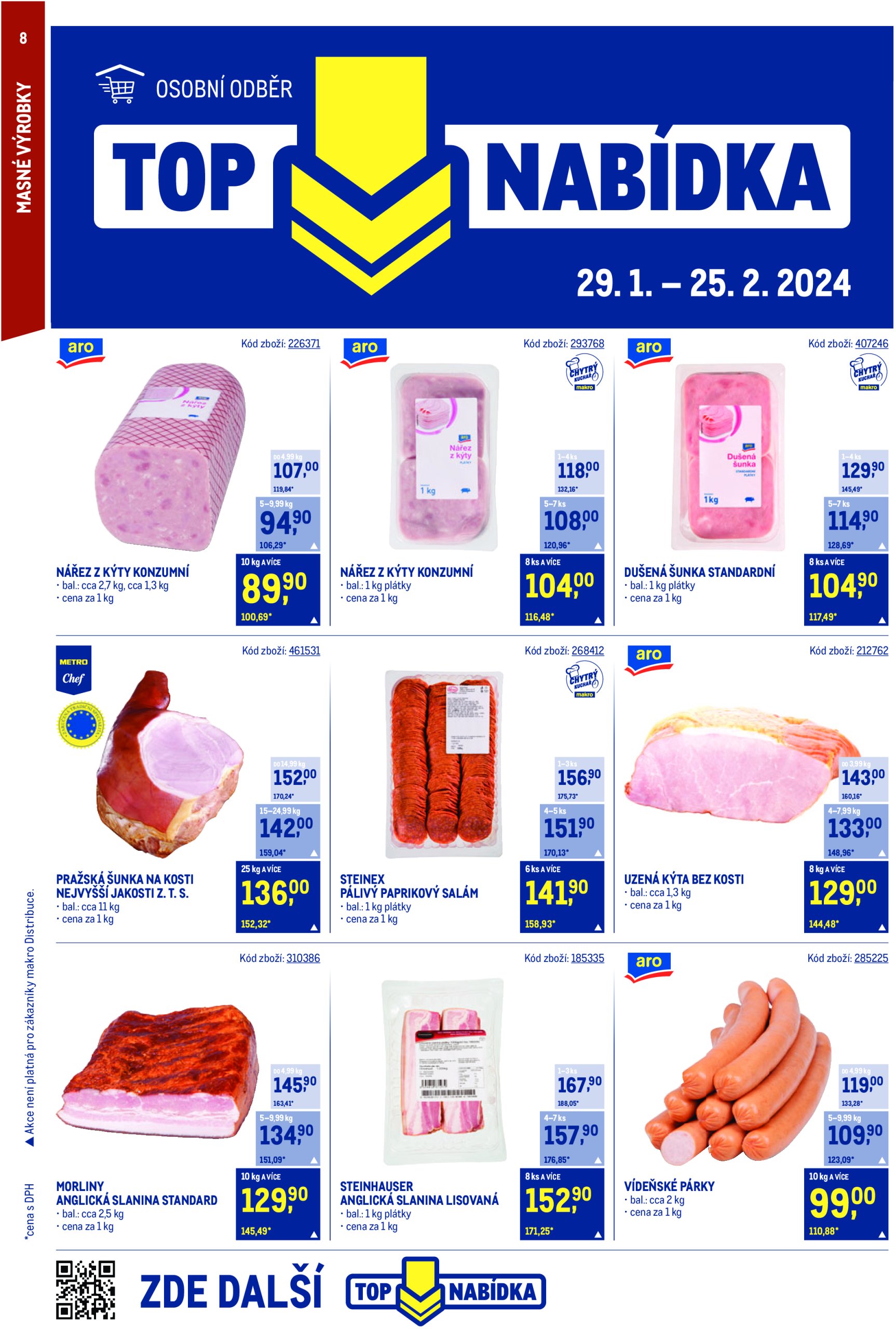 makro - Leták Makro - Gastronomie od 29.01. do 03.02. - page: 8