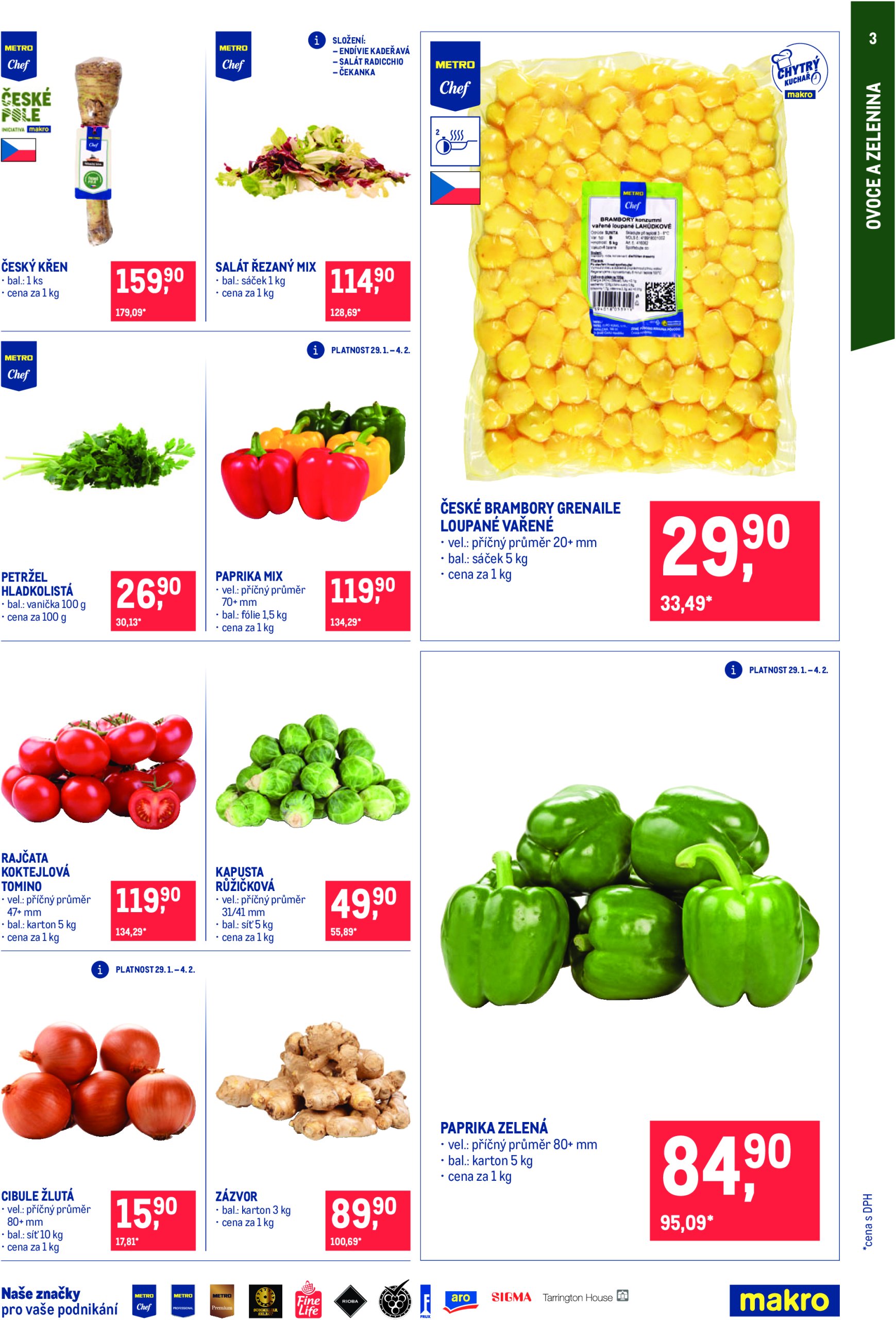 makro - Leták Makro - Gastronomie od 29.01. do 03.02. - page: 3